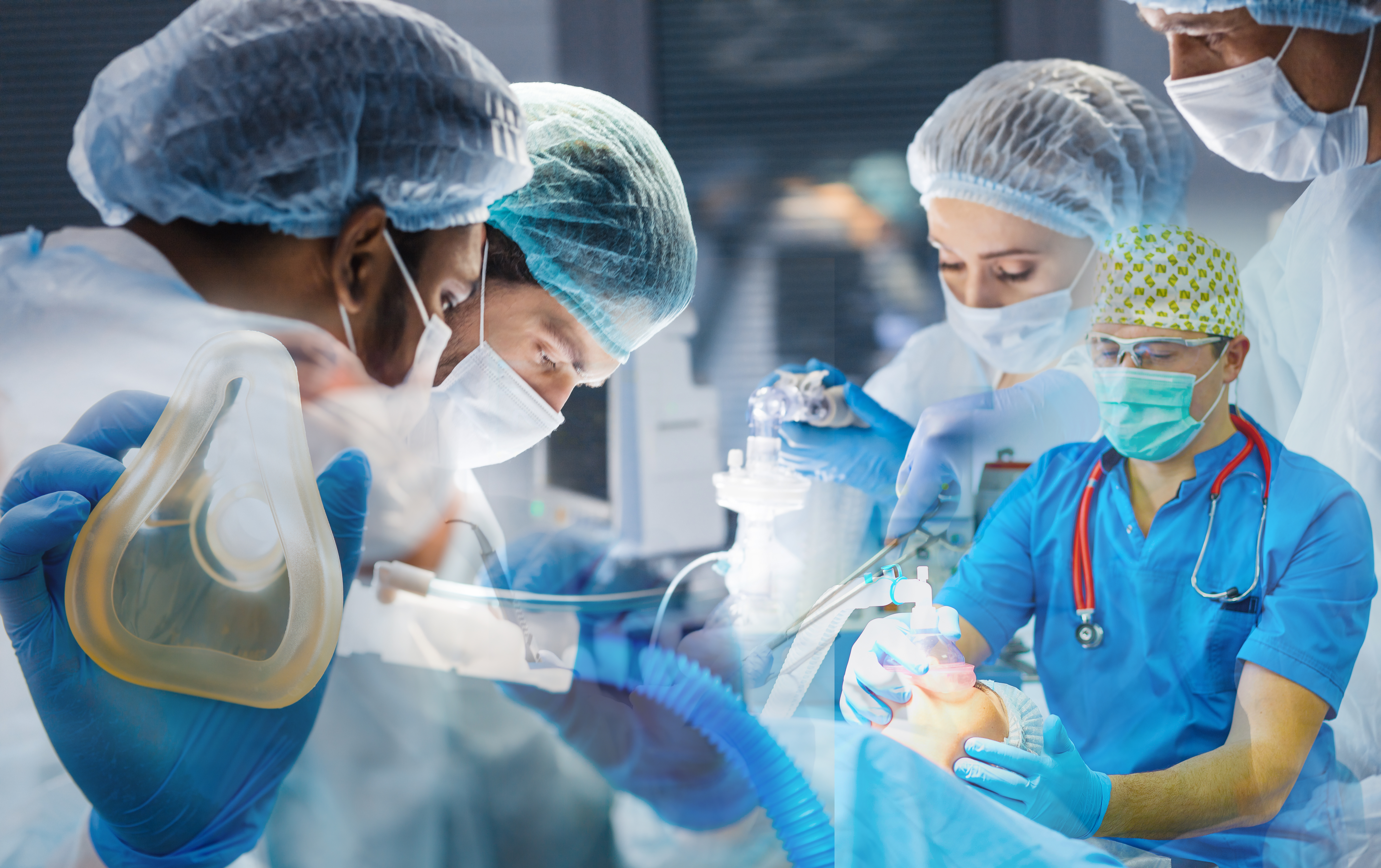 Concentrated,Surgical,Team,Operating,A,Patient,In,An,Operation,Theater.