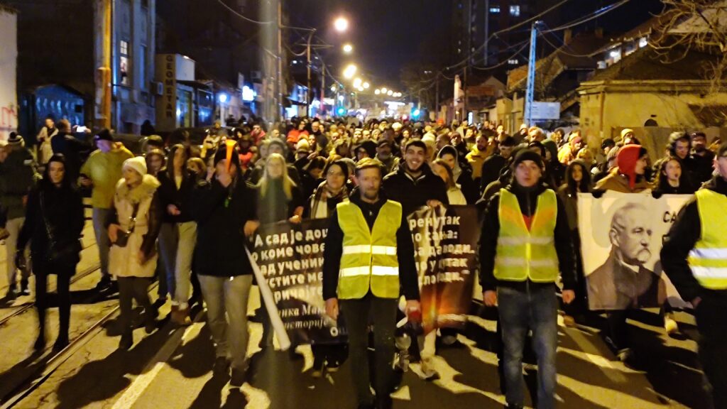 Beograd 03. februar 2025.Protest roditelja đaka sa Mirijeva Osnovna škola Despot Stefan Lazarević na Mirijevu  protest Mirijevo, protest Foto:Zoran Lončarević/Nova.rs
