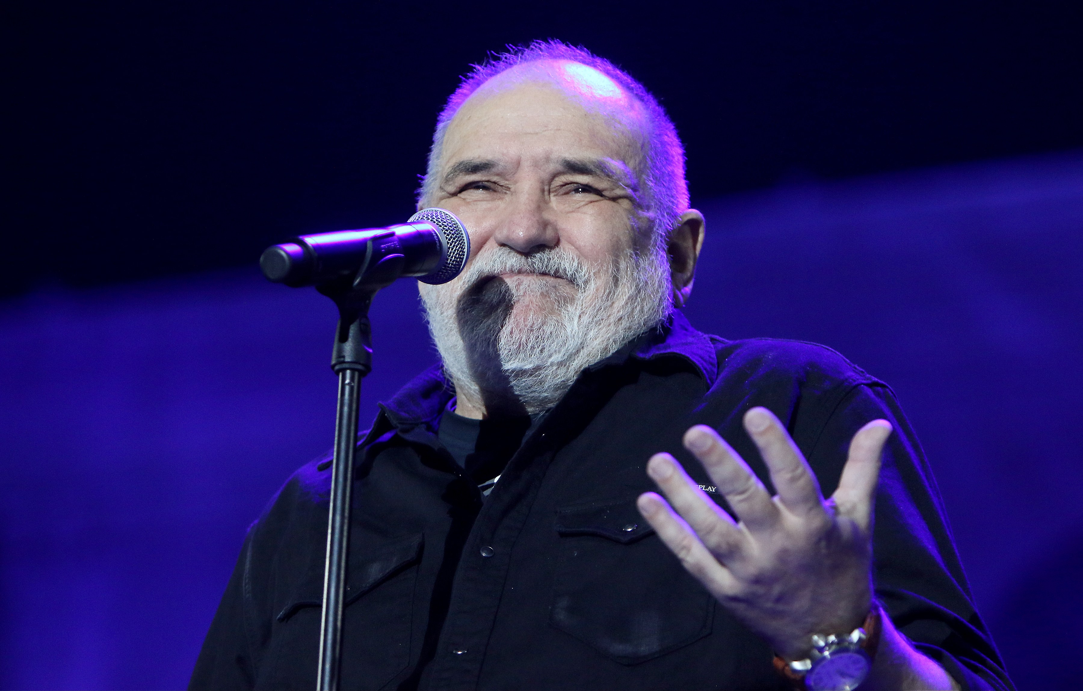 30, December, 2017, Belgrade - Concert of Djordje Balasevic held in Stark arena. Djordje Balasevic. Photo: Antonio Ahel/ATAImages
30, decembar, 2017, Beograd - Koncert Djordja Balasevica u Stark areni. Foto: Antonio Ahel/ATAImages