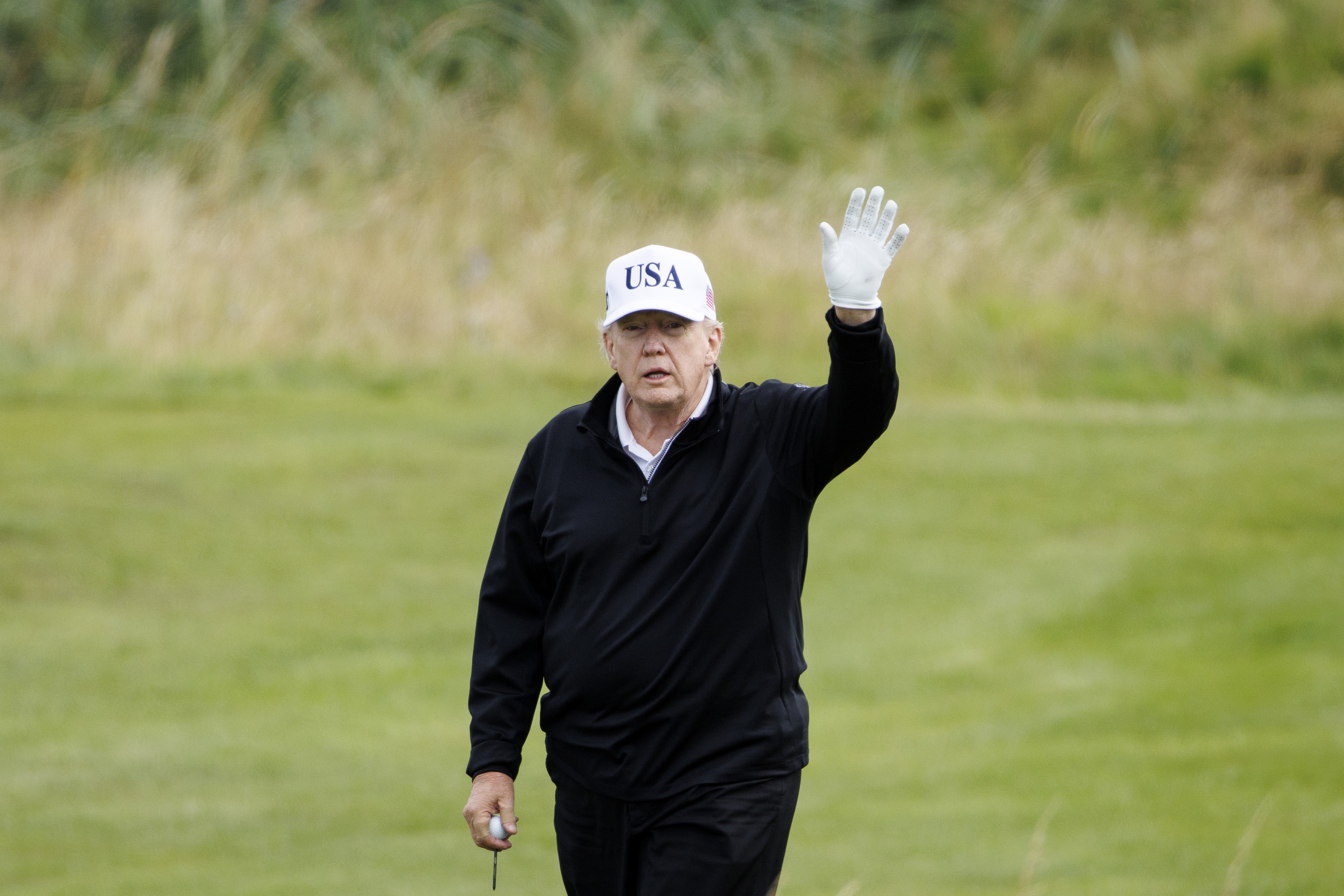 US President Donald J. Trump in Scotland