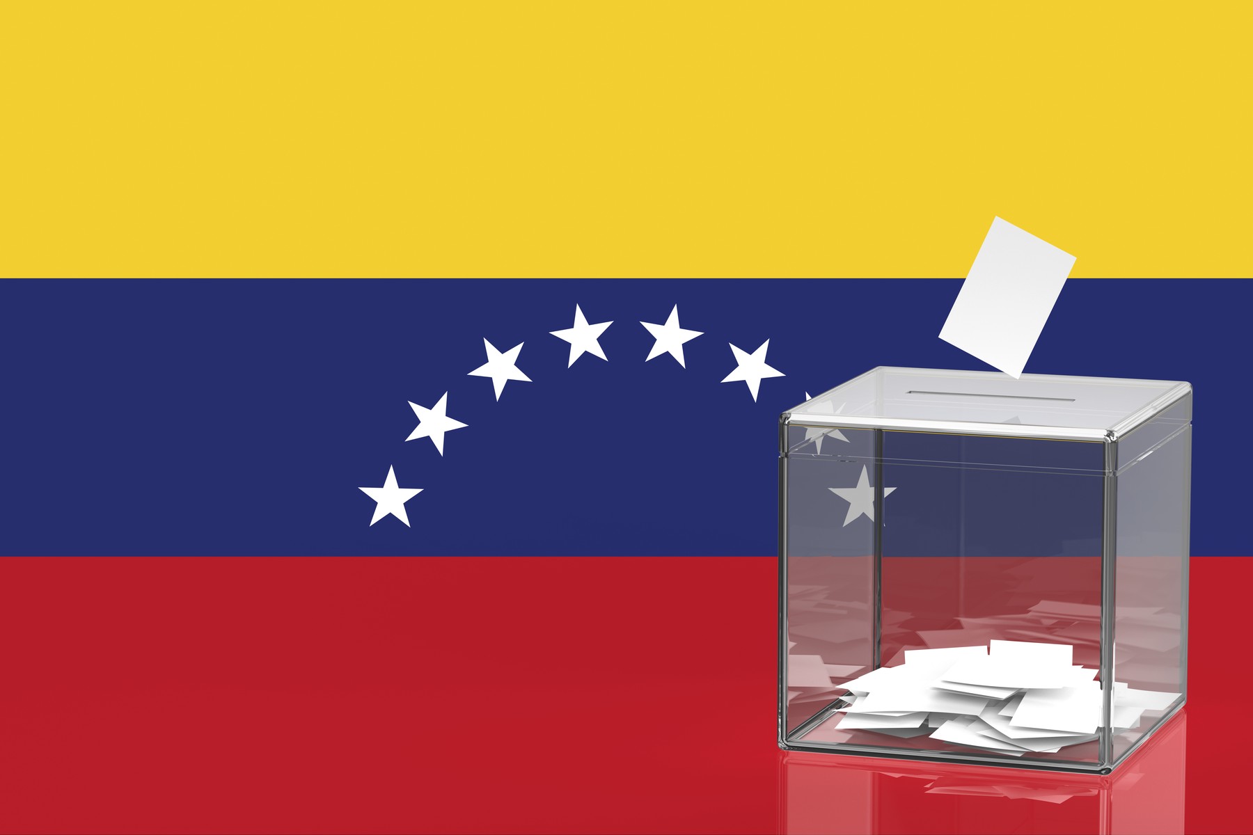 Ballot box with the flag of Venezuela,Image: 896635320, License: Royalty-free, Restrictions: , Model Release: no, Credit line: Mile Atanasov / Panthermedia / Profimedia