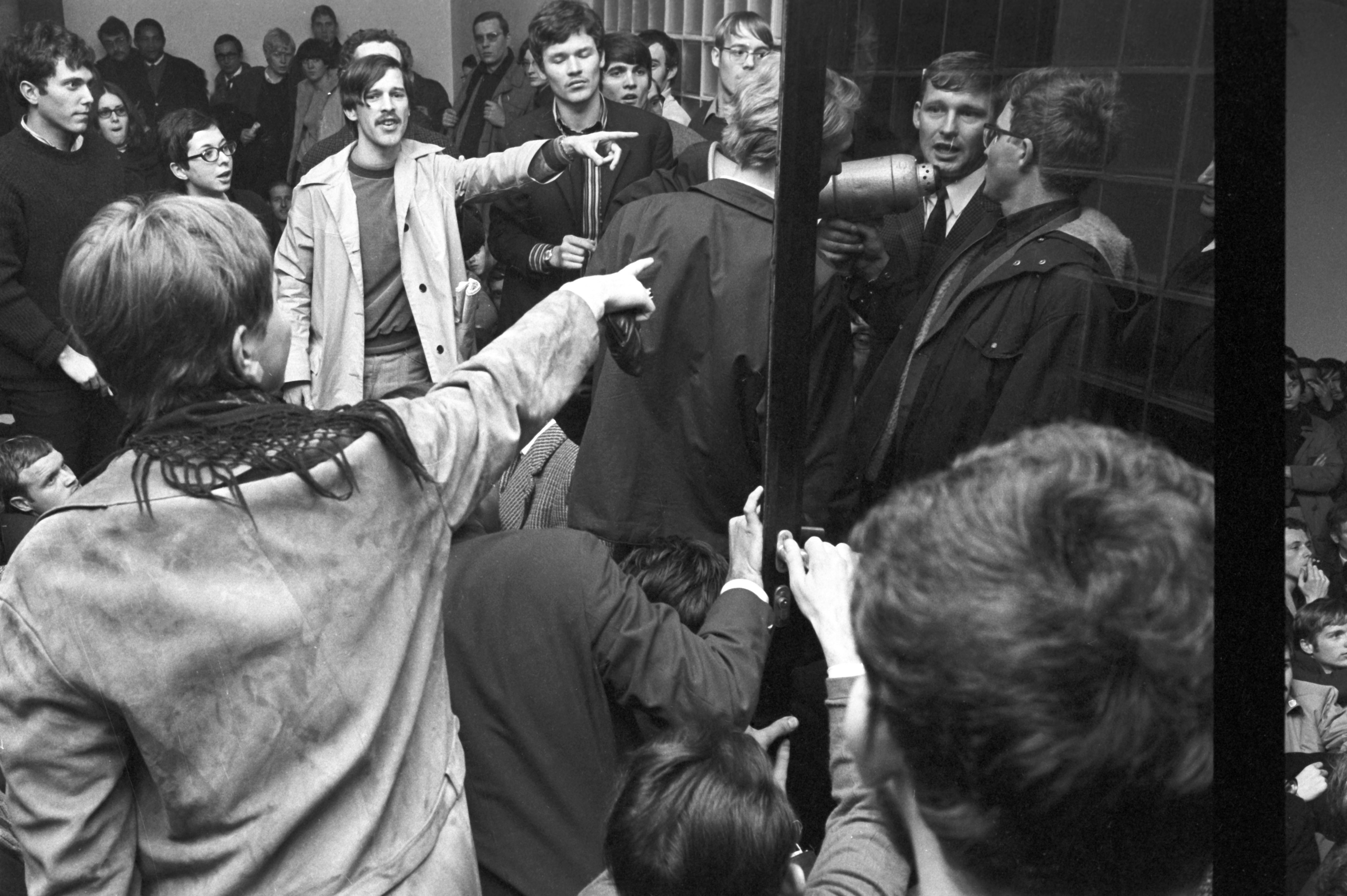 Beseigement and teach-in at Goethe University Frankfurt