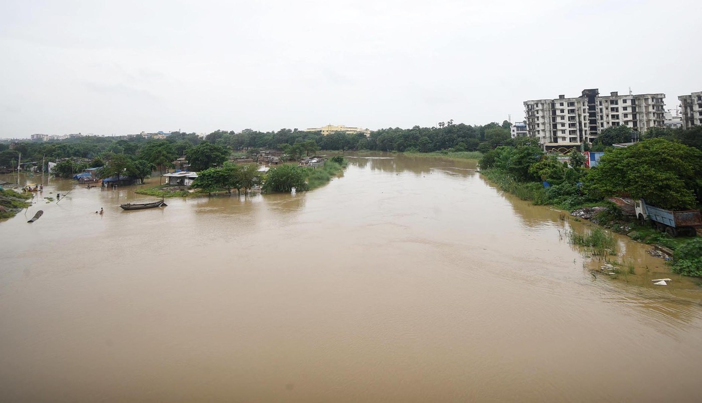 Flood Threat Rises As Ganga Water Swell In Patna, India - 04 Aug 2025