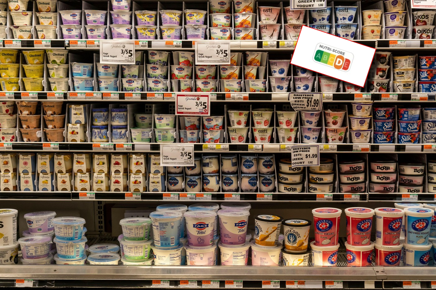 Grčki jogurt nutri score