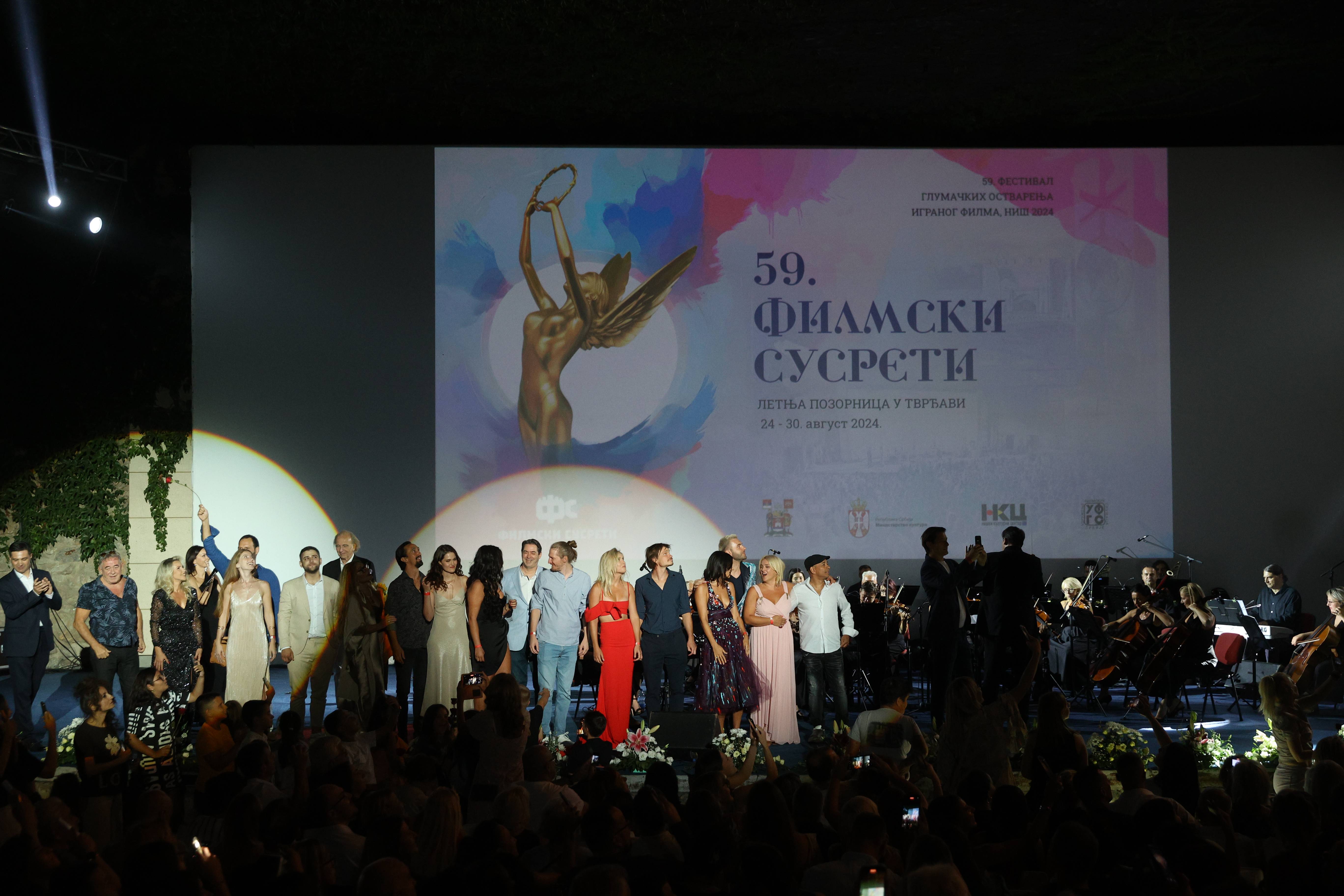 Nis, 24.08.2024. - Festival glumackih ostvarenja domaceg igranog filma, 59. "Filmski susreti" poceli su veceras svecanim su otvaranjem na letnjoj pozornici na tvrdjavi u Nisu. (BETAPHOTO/SASA DJORDJEVIC)