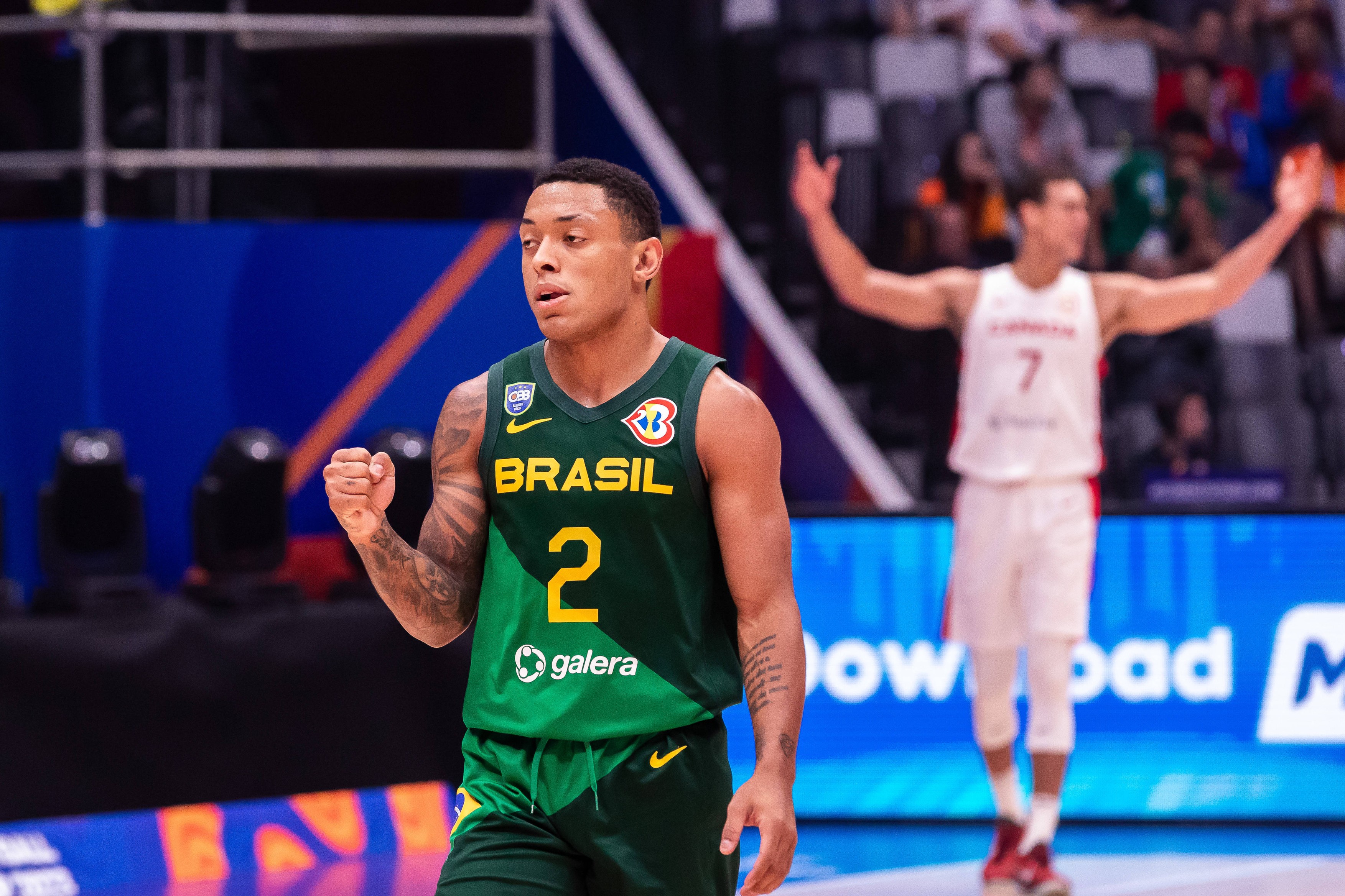 FIBA World Cup 2023 Canada v Brasil, Second Round at Indonesia Arena in Jakarta, Indonesia