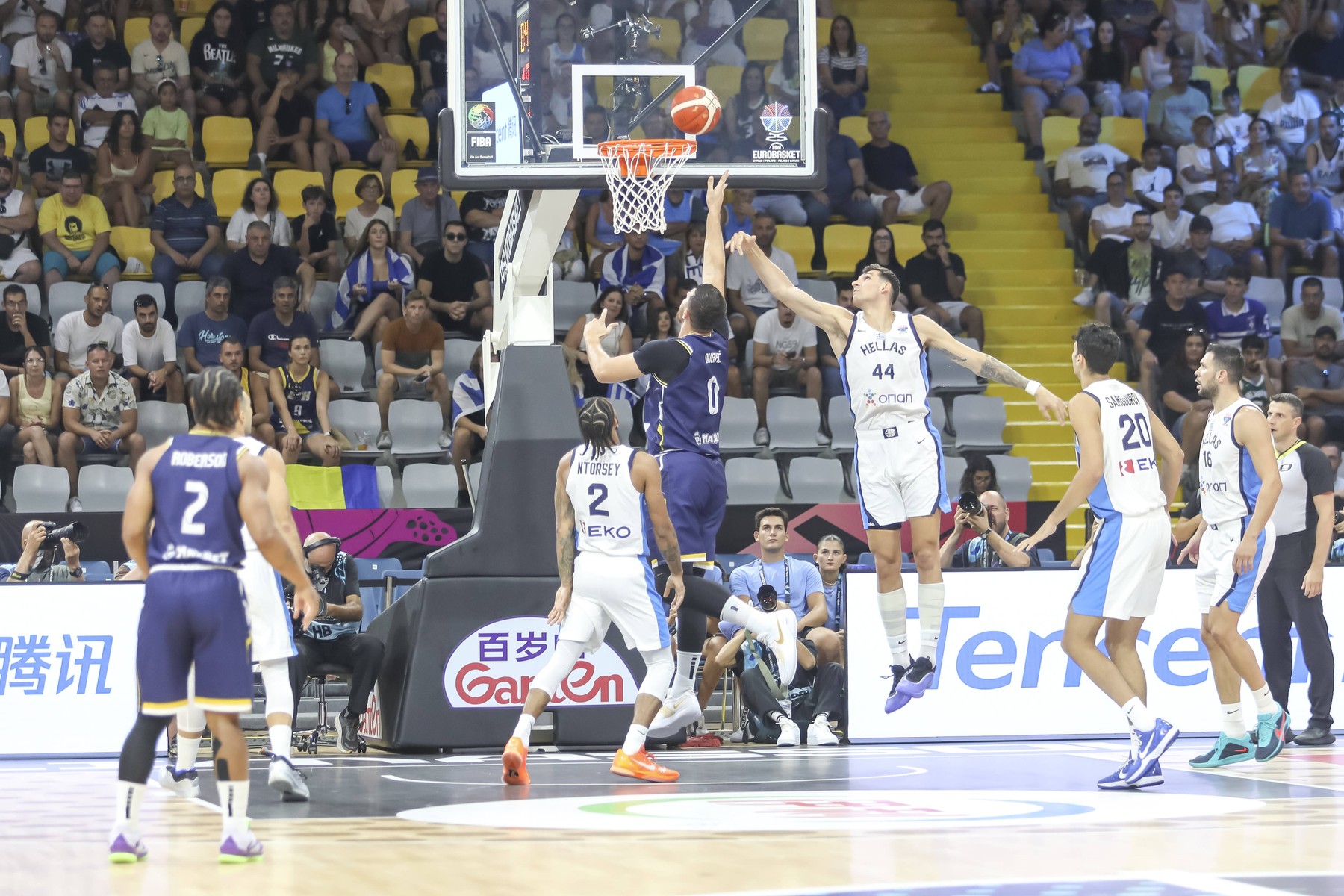 Cyprus : Greece against Bosnia and Herzegovina for the Fiba Eurobasket 2025