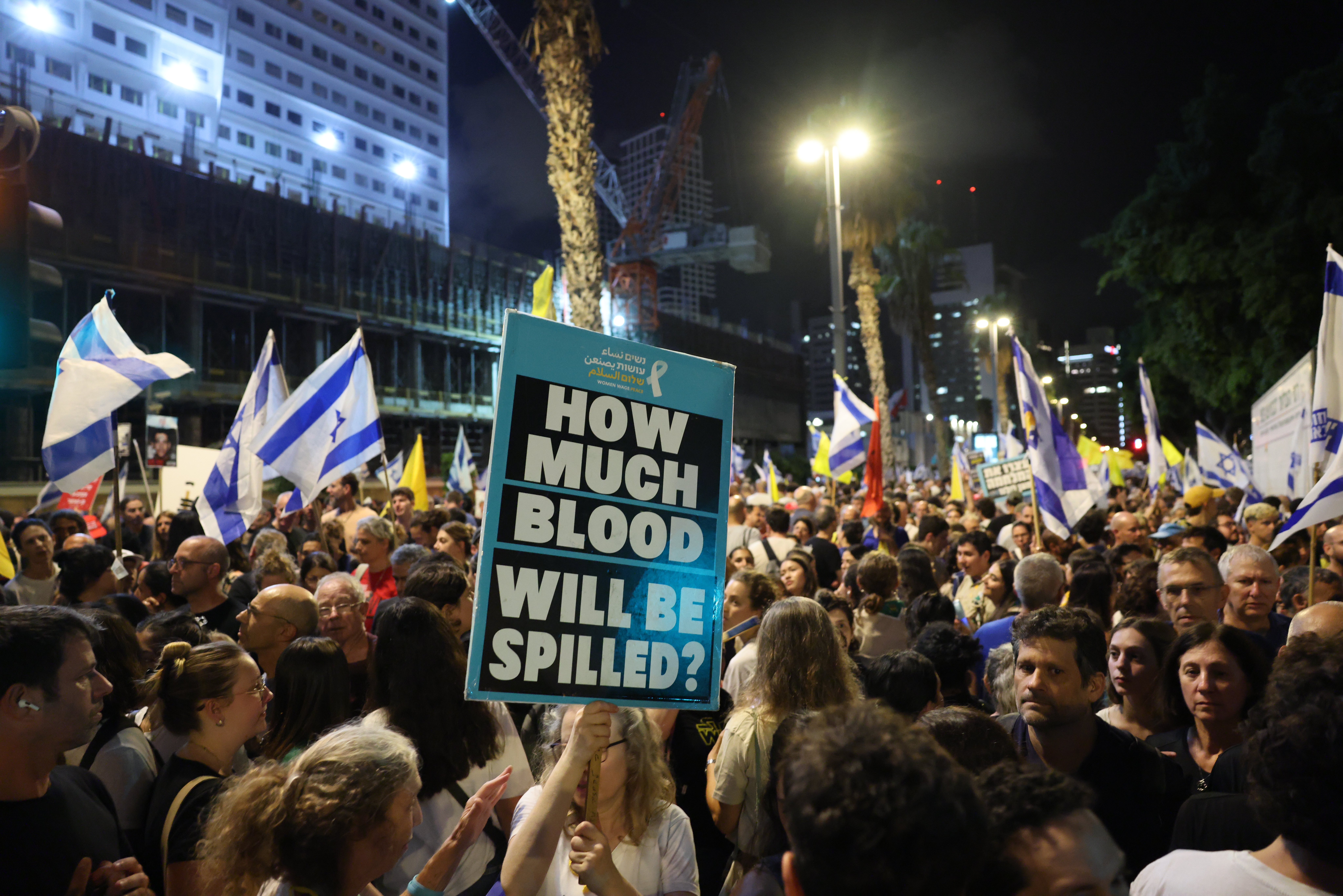 National wide strike day calling to release the Israeli hostages