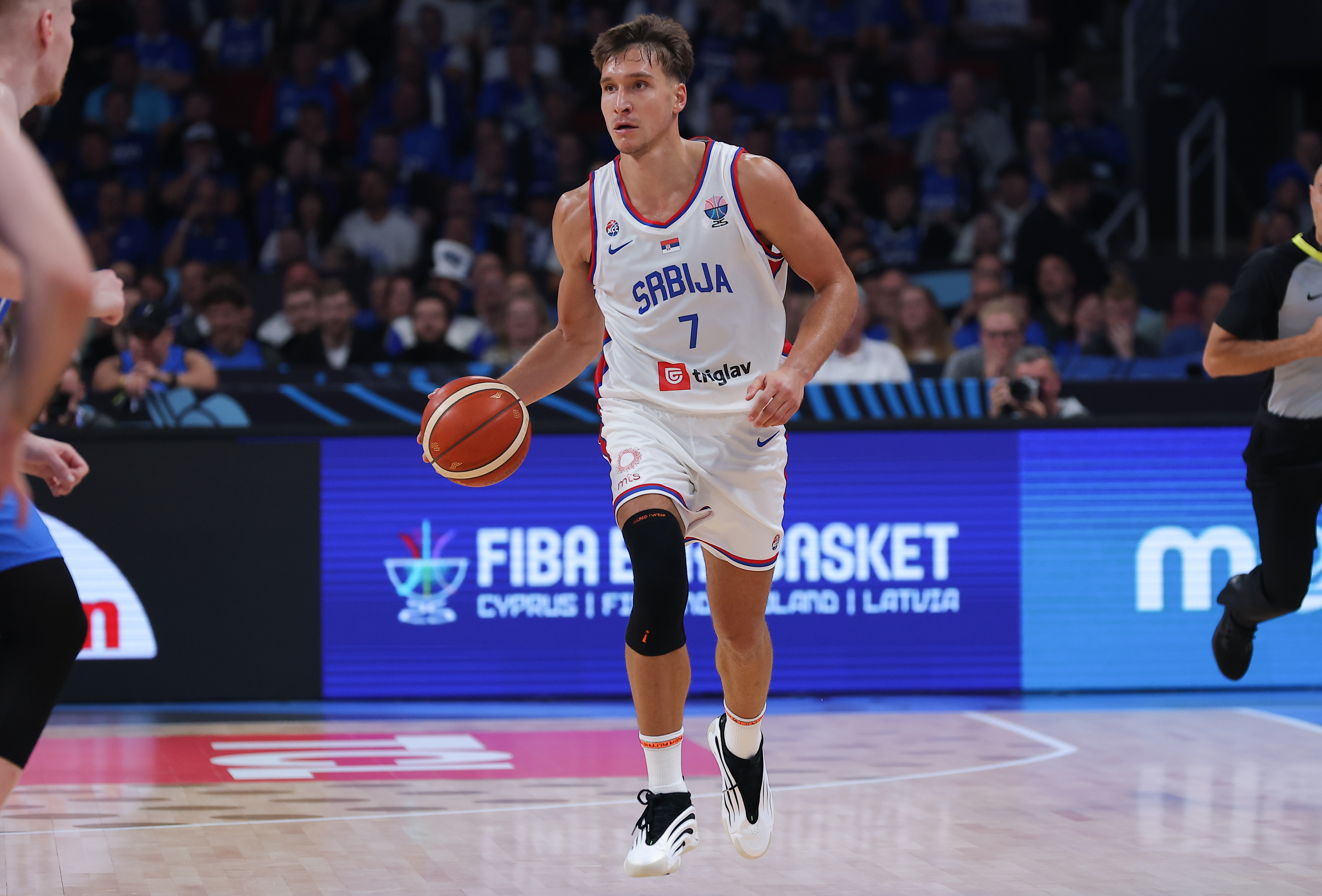Bogdan Bogdanovic during FIBA Eurobasket 2025 group A first round basketball match between Serbia and Estonia on August 27, 2025. in Riga, Latvia.
(photo by Pedja Milosavljevic/STARSPORT ©)