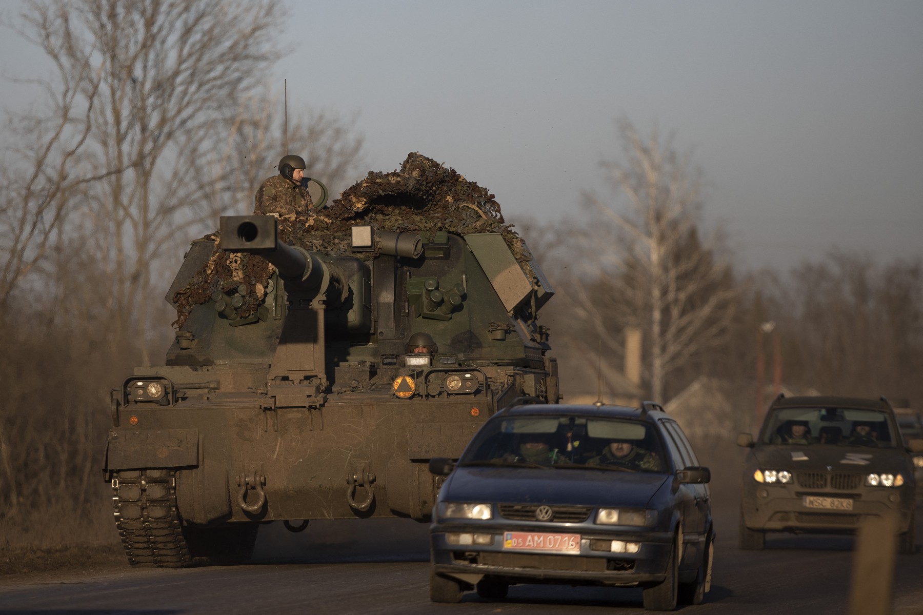 Military mobility continues on the Donbass frontline in Ukraine