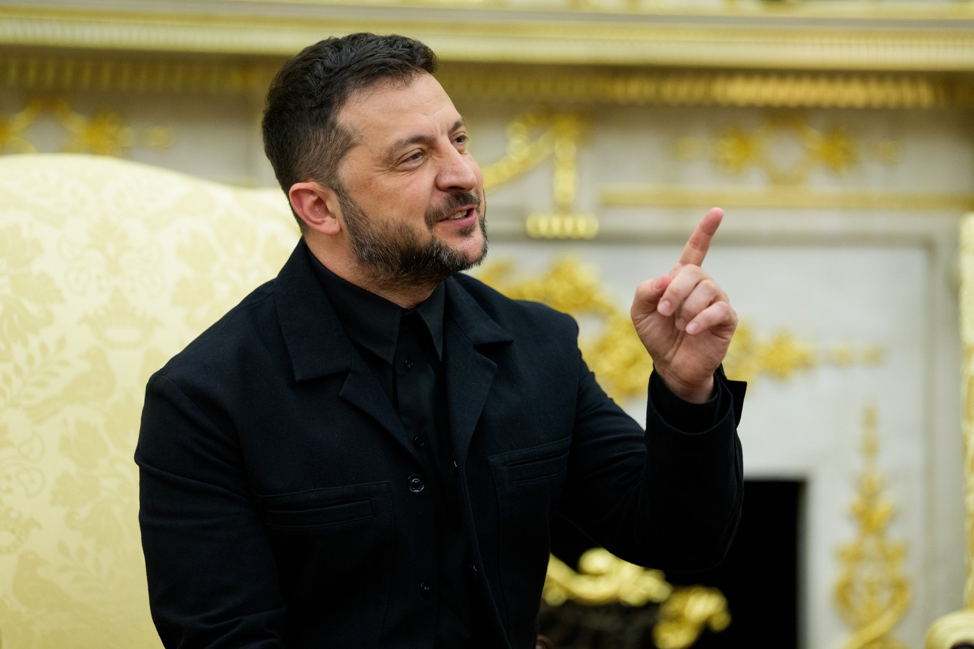 Donald J Trump Meets Volodymyr Zelenskyy In Oval Office At White House - 18 Aug 2025