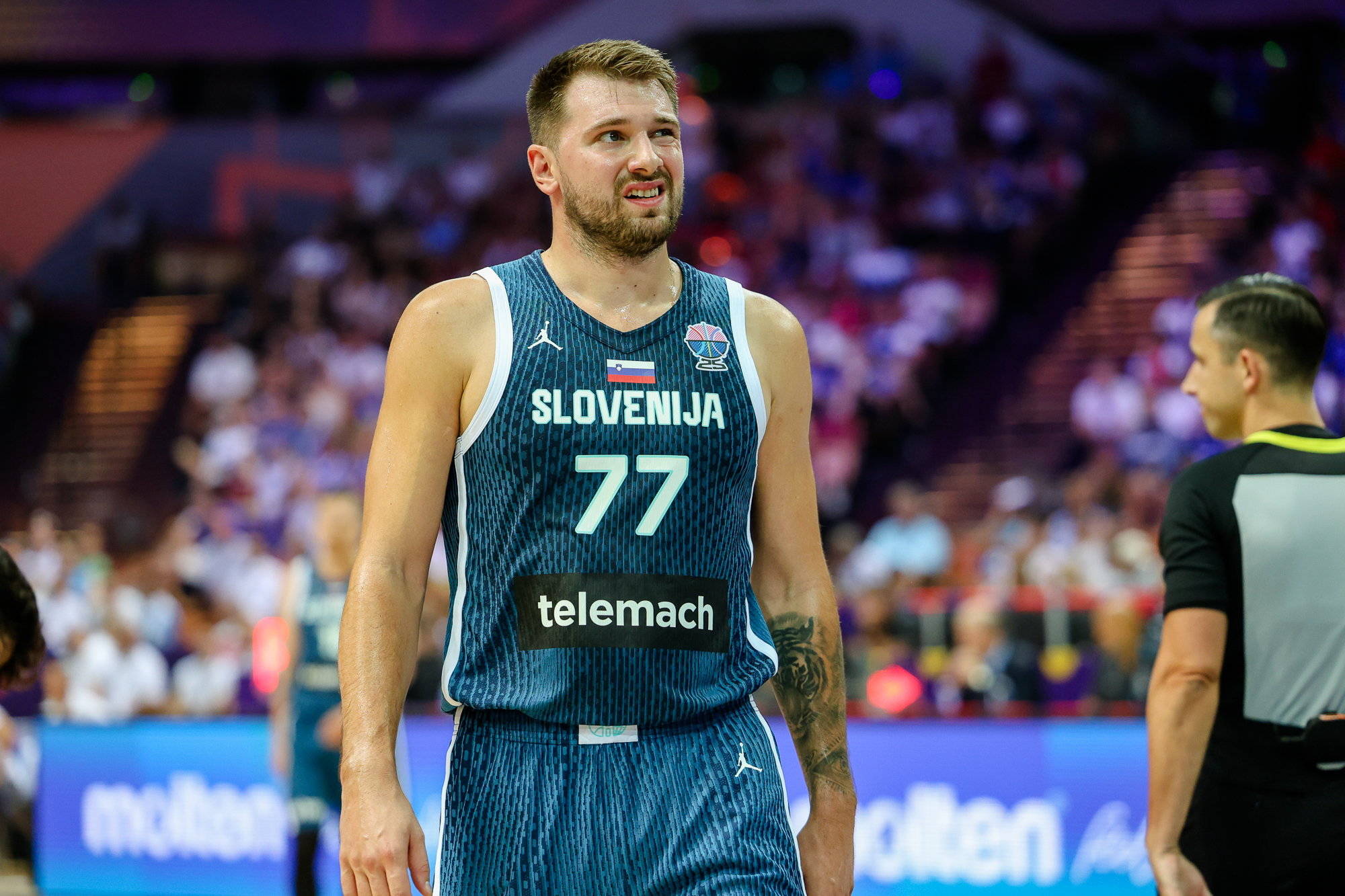 Koszykowka. Eurobasket 2025. Izrael - Slowenia. Katowice, 04.09.2025