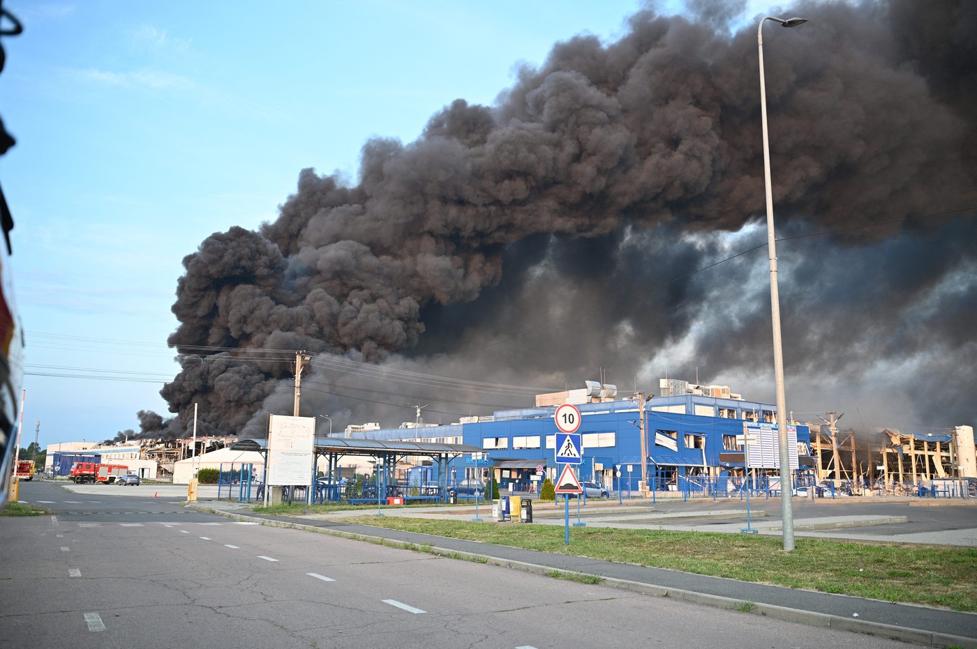 Russian missile attack on Zakarpattia's Mukachevo