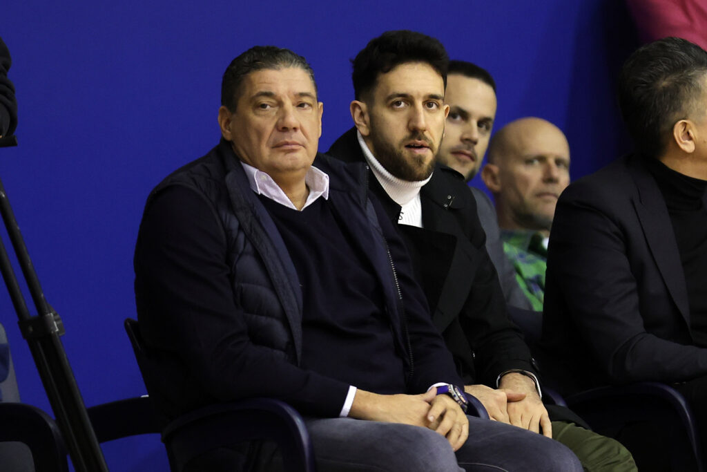 Miodrag Raznatovic i Vasilije Micic  Aba Liga, Mega - Crvena Zvezda 7.2.2022. Beograd Srbija  foto: Pedja Milosavljevic/STARSPORT