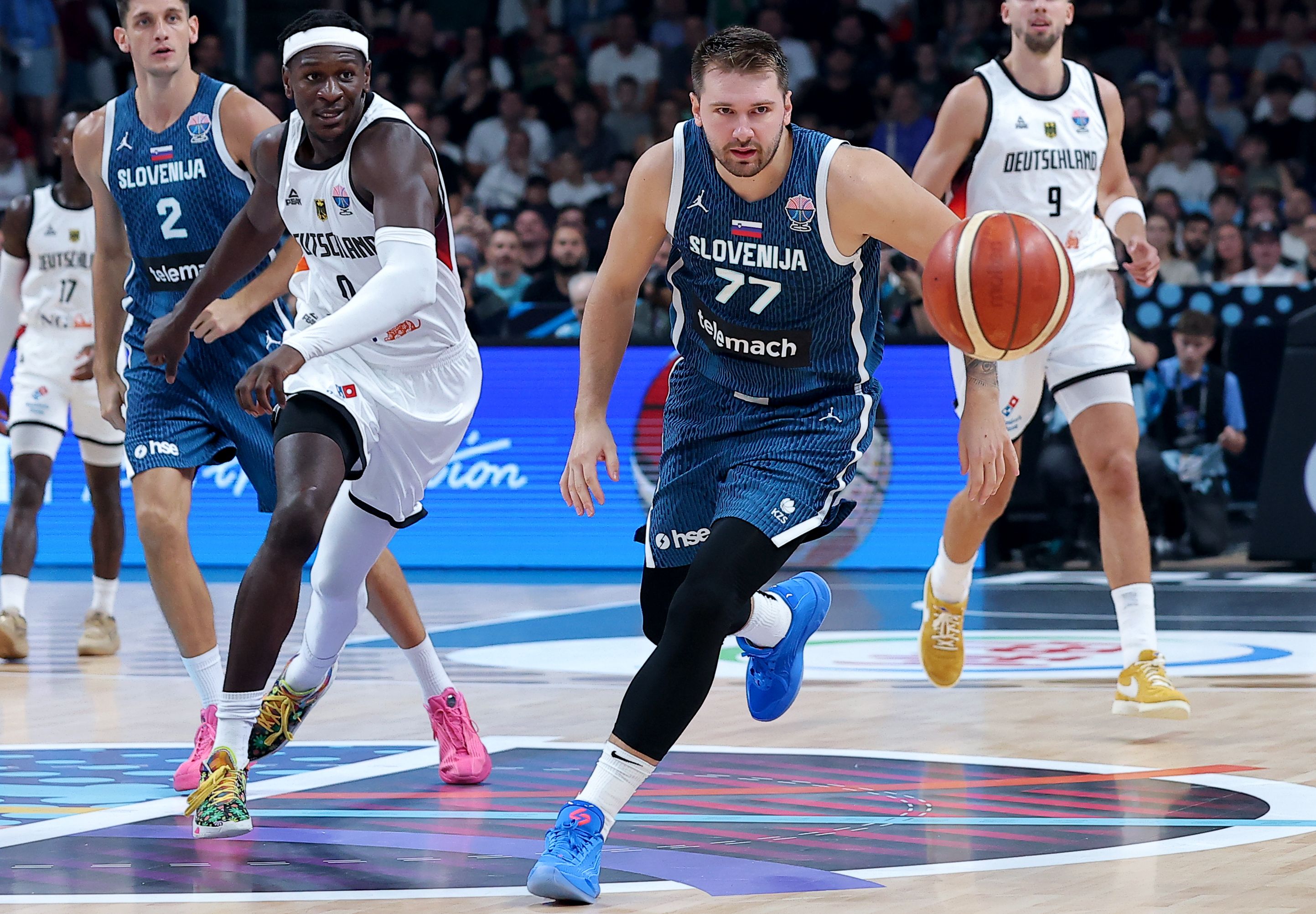 Germany vs Slovenia, Round of 8 FIBA Basketball Eurobasket 2025, Xiaomi Arena Riga, Riga, Latvia - 10 Sep 2025