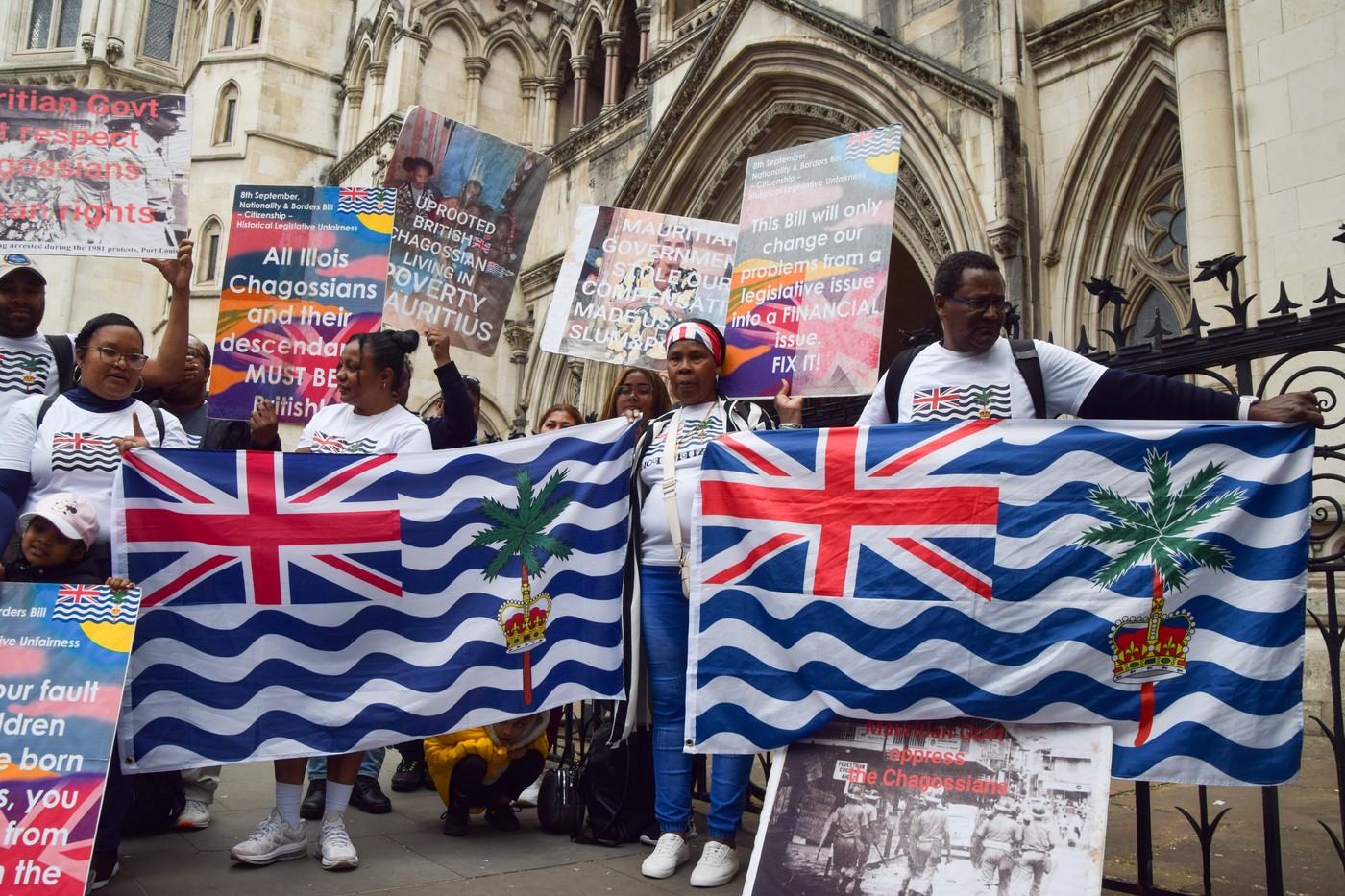 UK Deal To Hand Over The Chagos Islands To Mauritius At The High Court, London, England, United Kingdom - 22 May 2025