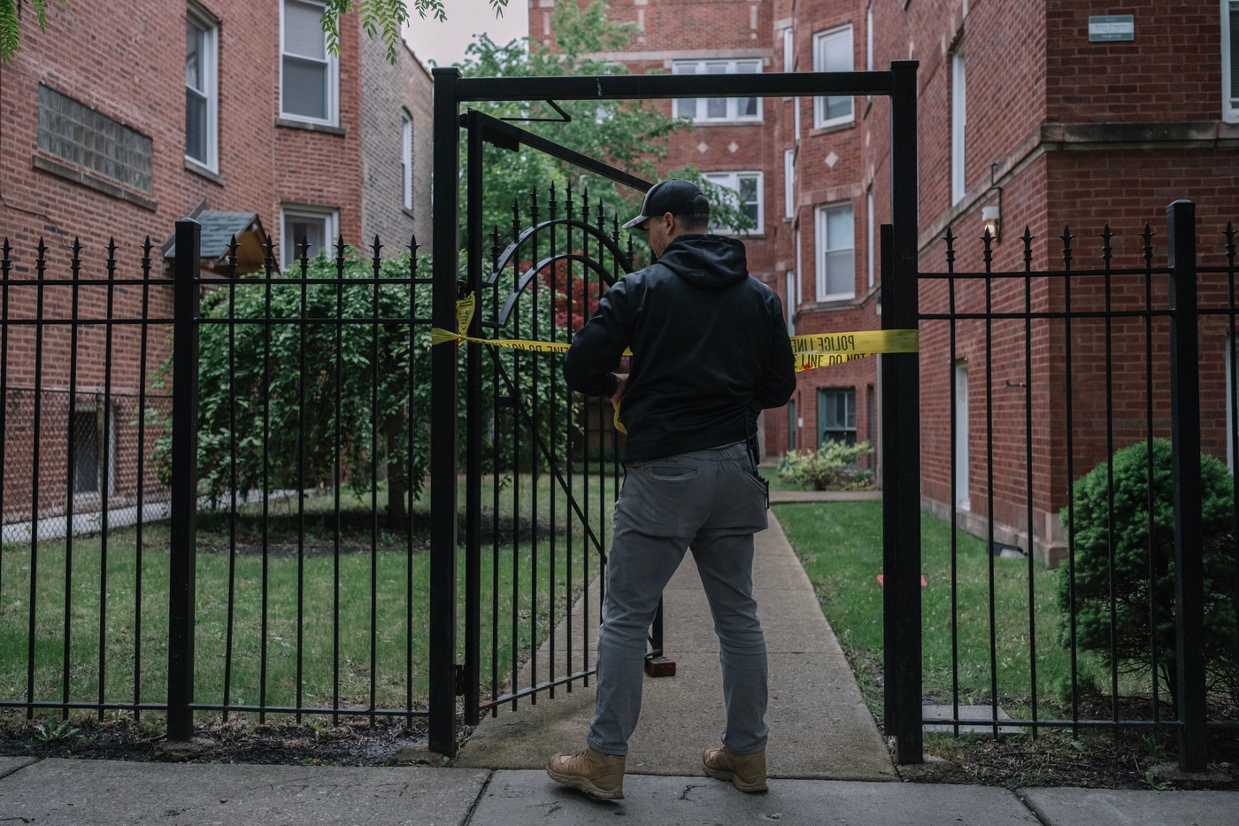 Elias Rodriquez Home - Chicago, United States - 22 May 2025