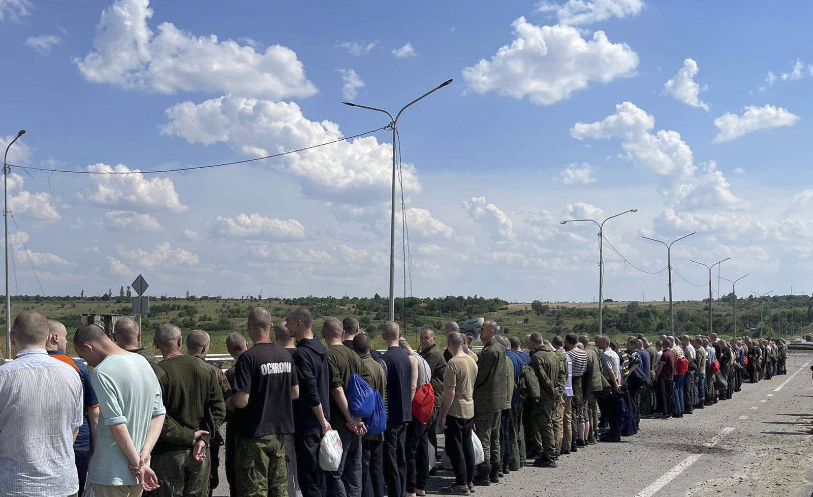 Ukrainian prisoners of war released as part of a prisoners swap with Russia