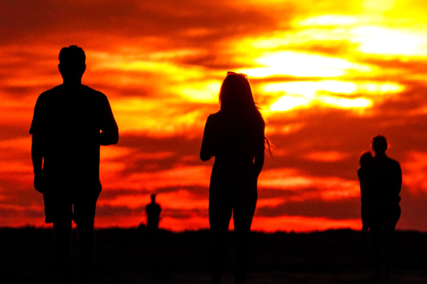 Sunrise On Isle Of Palms In South Carolina