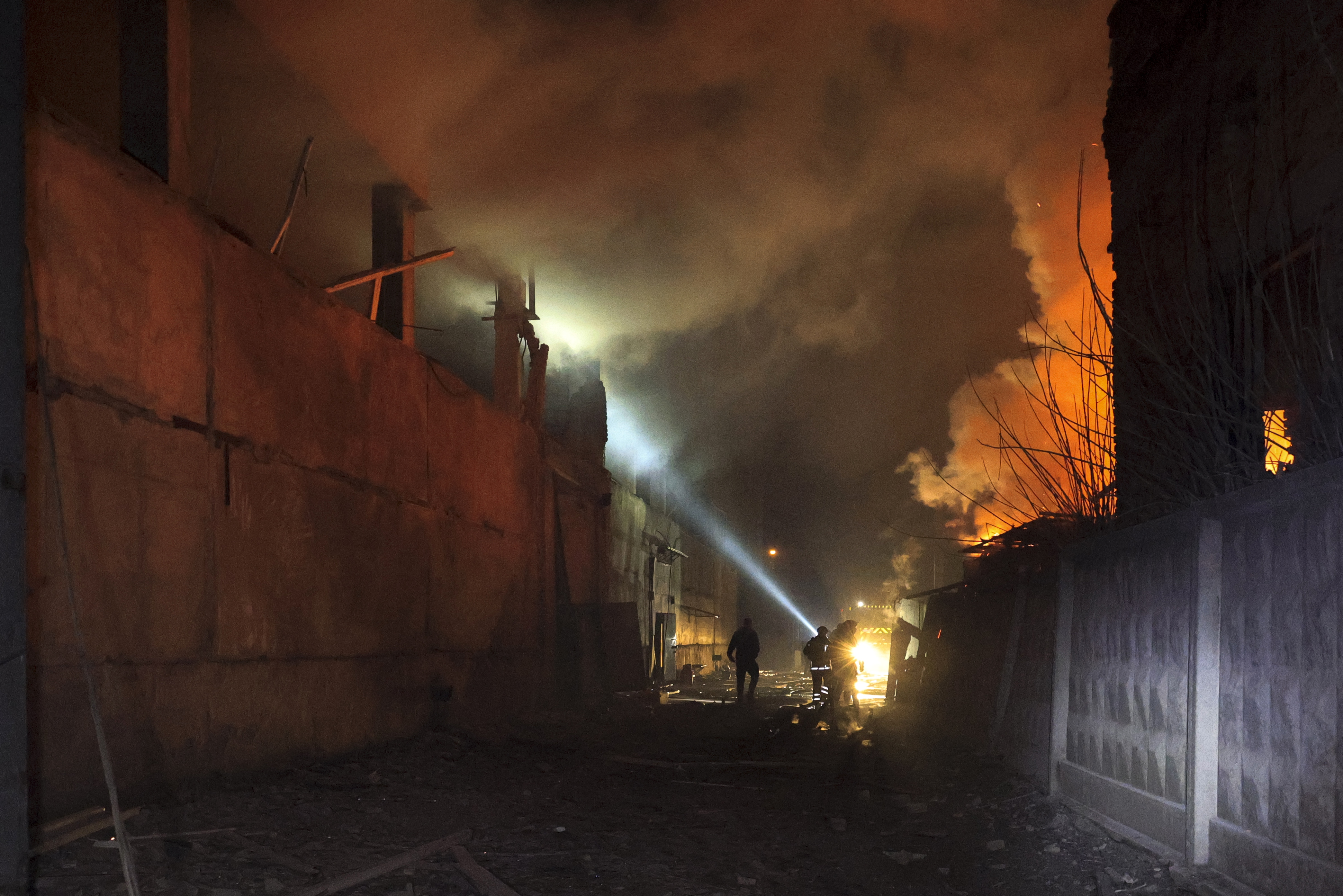 At least two injured in Russian drone attack on Kharkiv