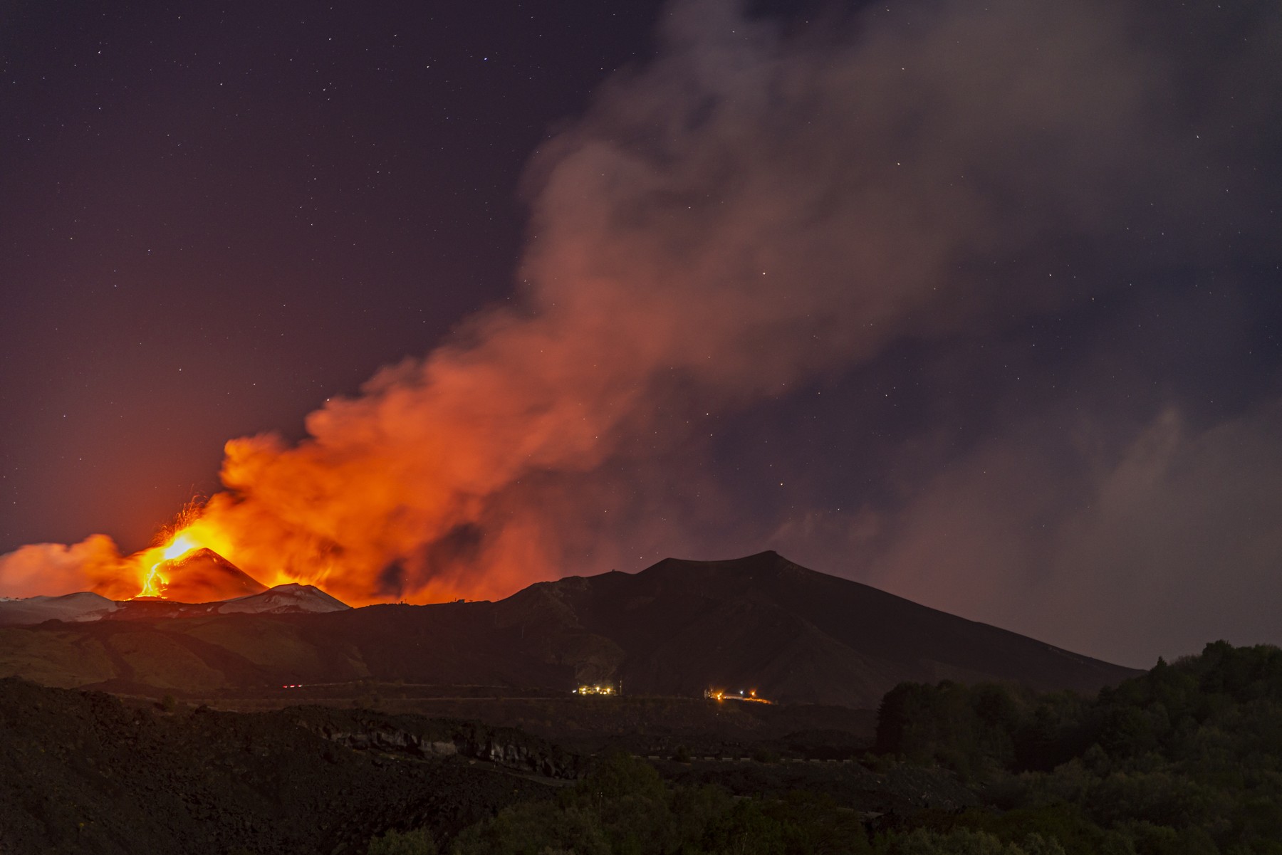 Mount Etna erupts again with Strombolian explosions