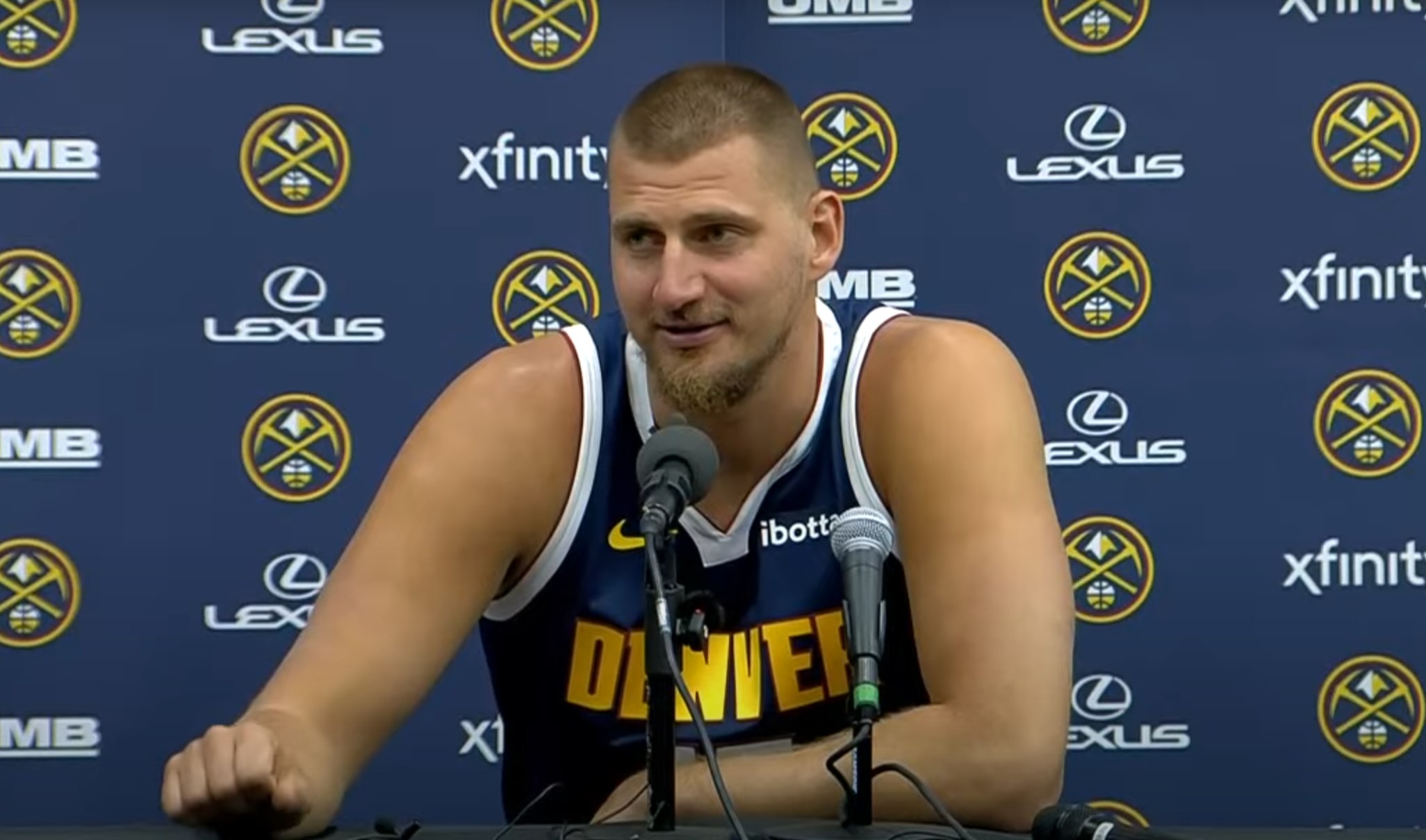 Nikola Jokic Media Day