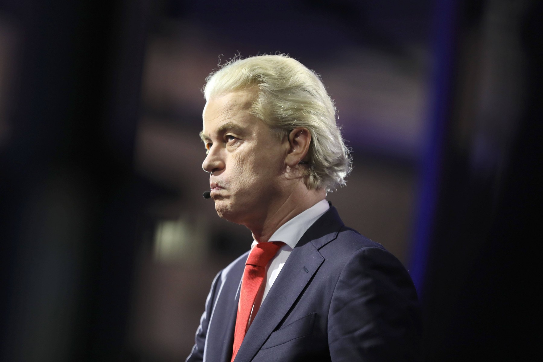 Den Haag, Niederlande, 21.11.2023: Traditionelle TV-Debatte am Vorabend des Wahltags, produziert vom öffentlich-rechtlic