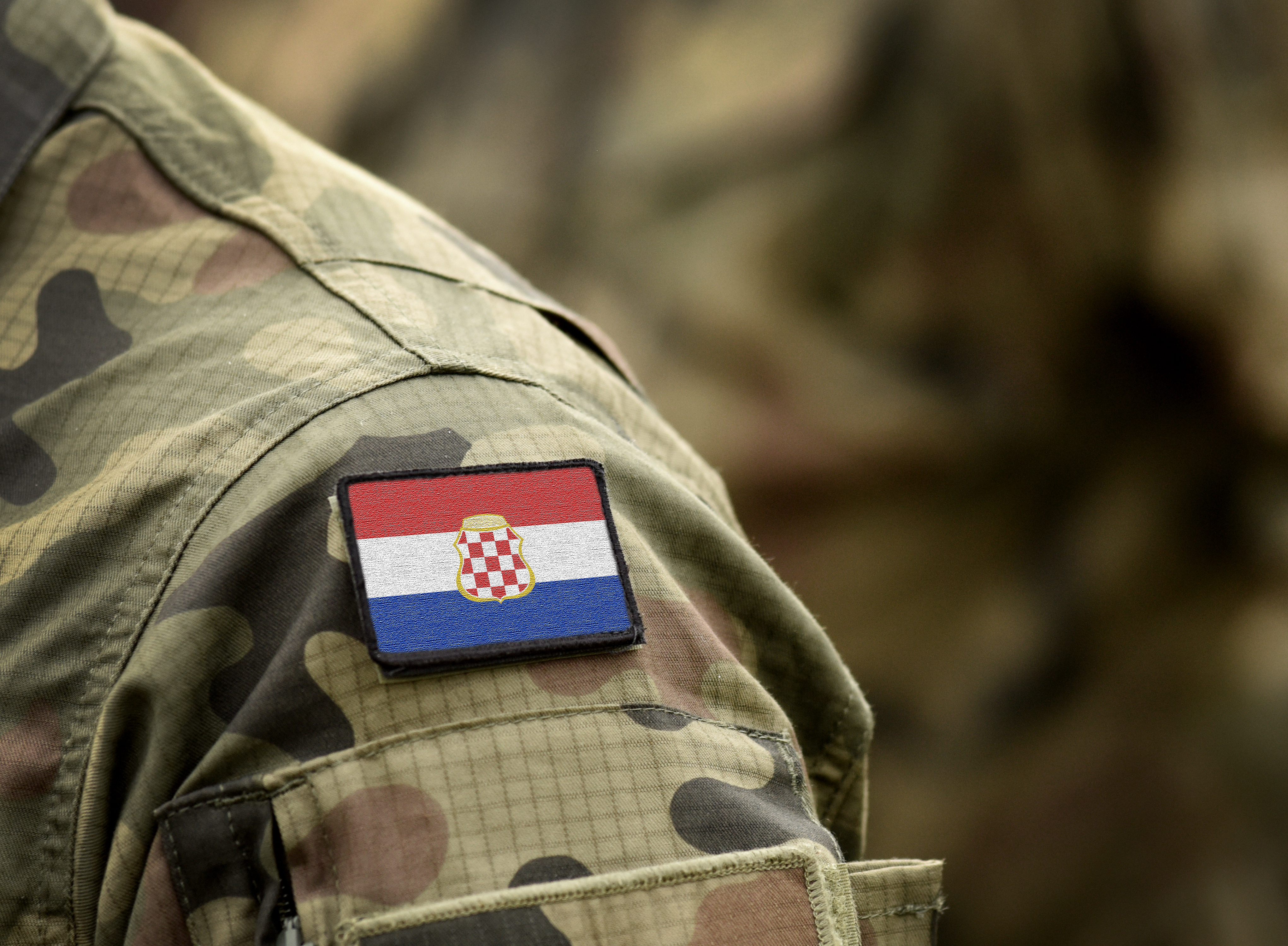 Flag,Of,Croatian,Republic,Of,Herzeg-bosnia,(1991–1996),On,Military,Uniform.
