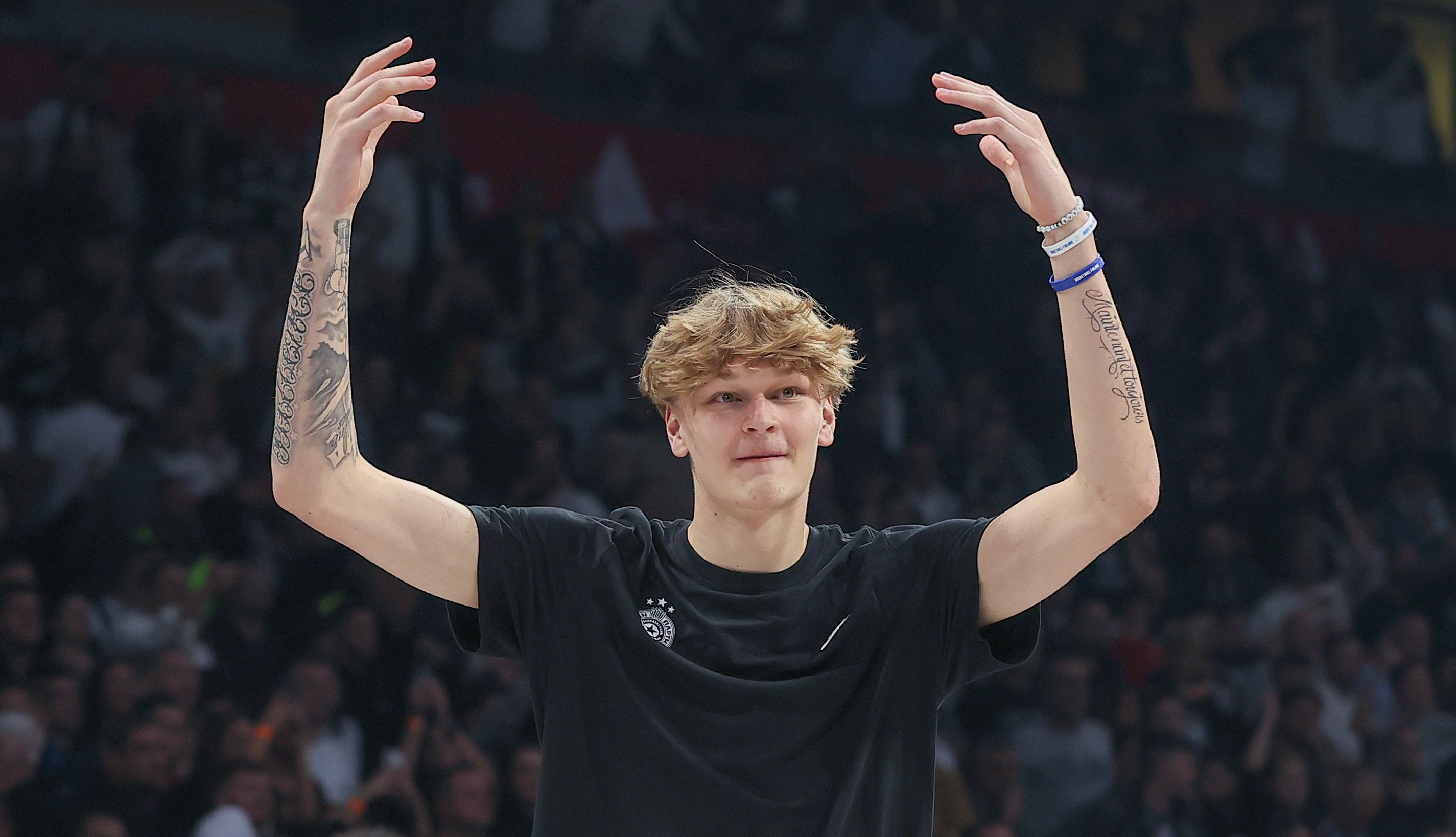 Partizan's Miikka Muurinen during Euroleague basketball match between Partizan and EA7 Emporio Armani Milan on October 2. 2025. in Belgrade, Serbia.
(photo by Luka Milosavljevic/STARSPORT ©)
