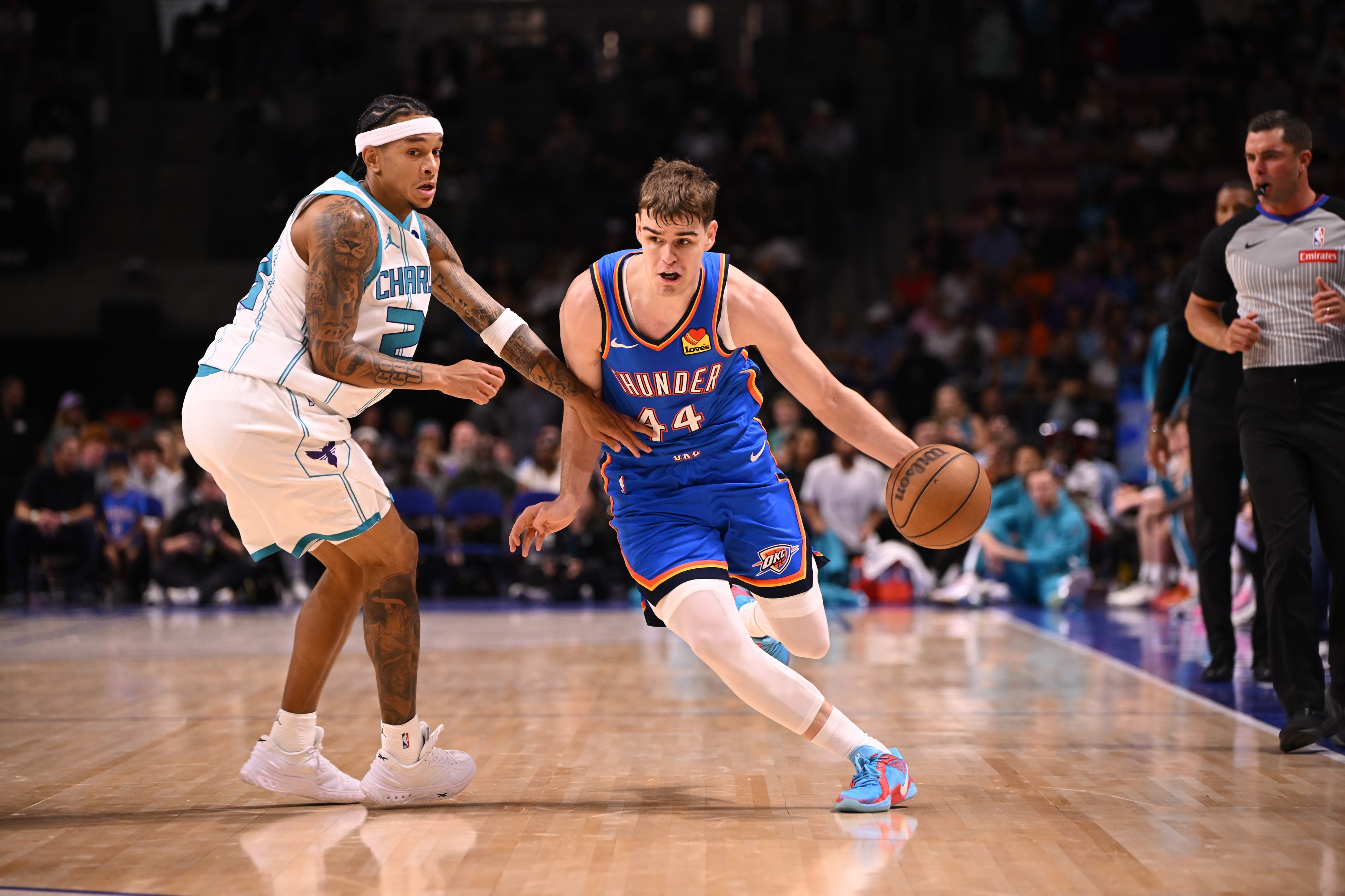 NBA: Preseason-Oklahoma City Thunder at Charlotte Hornets