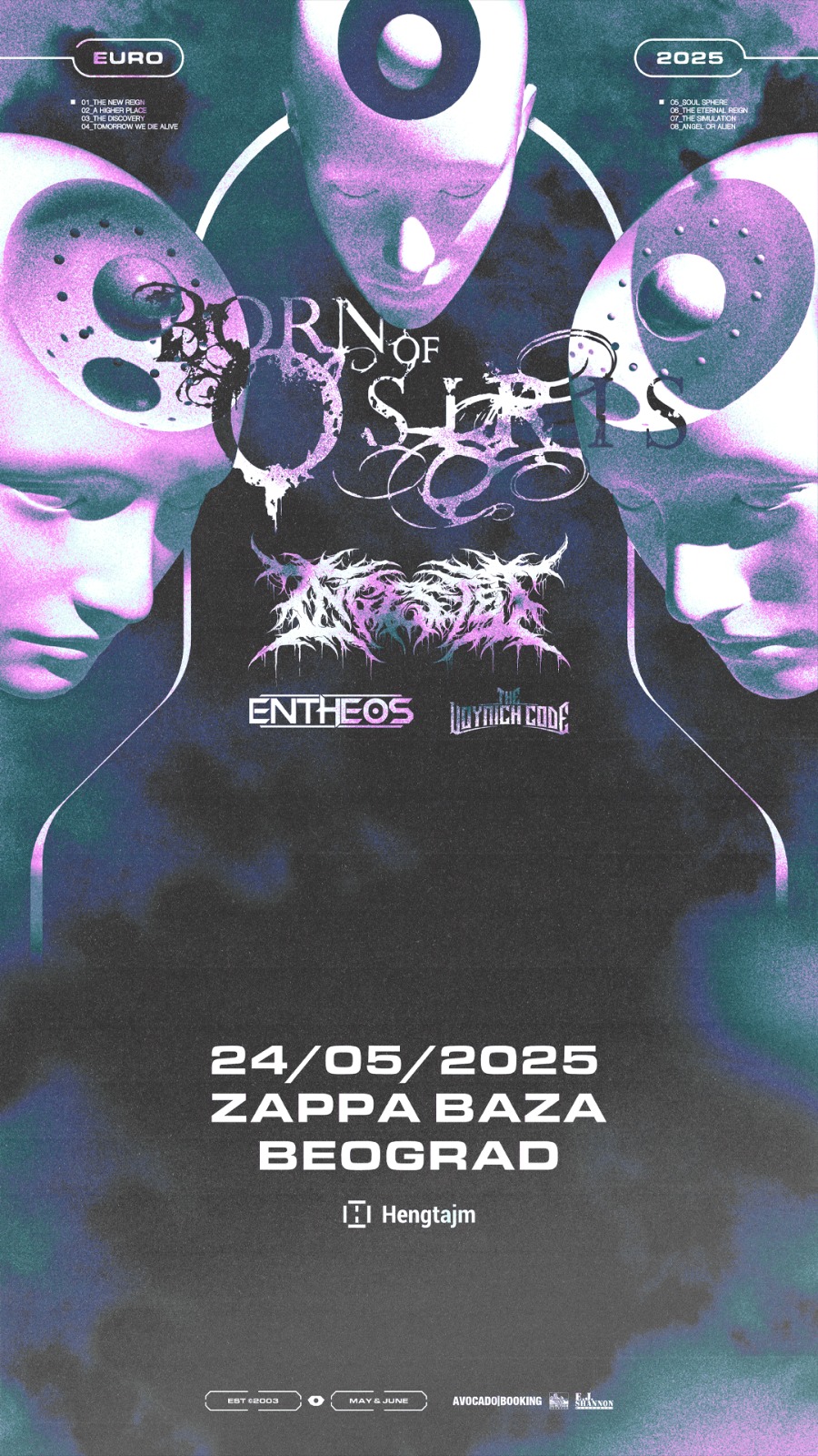 Born of Osiris ove subote u Zappa Bazi, objavljena i satnica