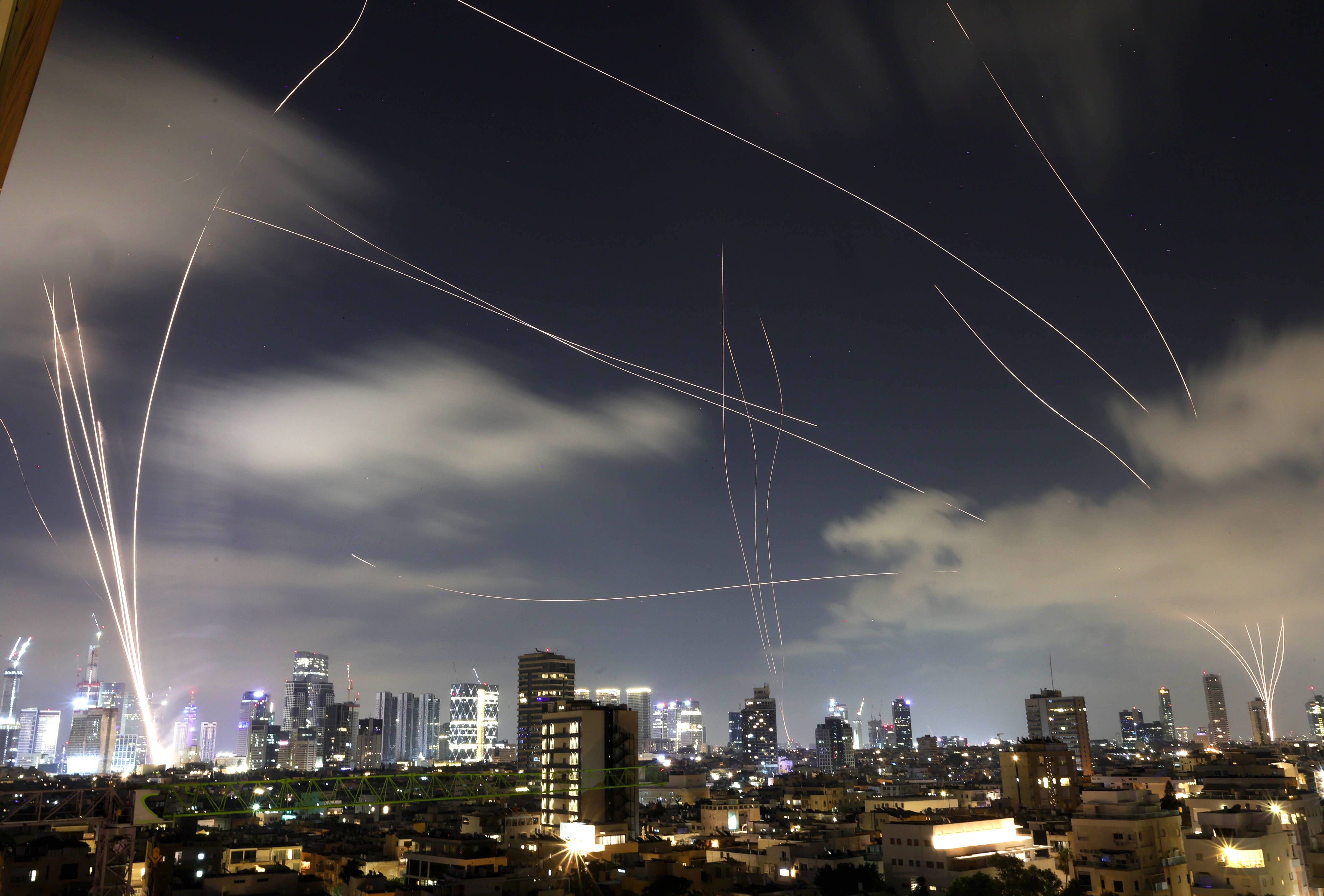 Iranian ballistic missile attack on Tel Aviv