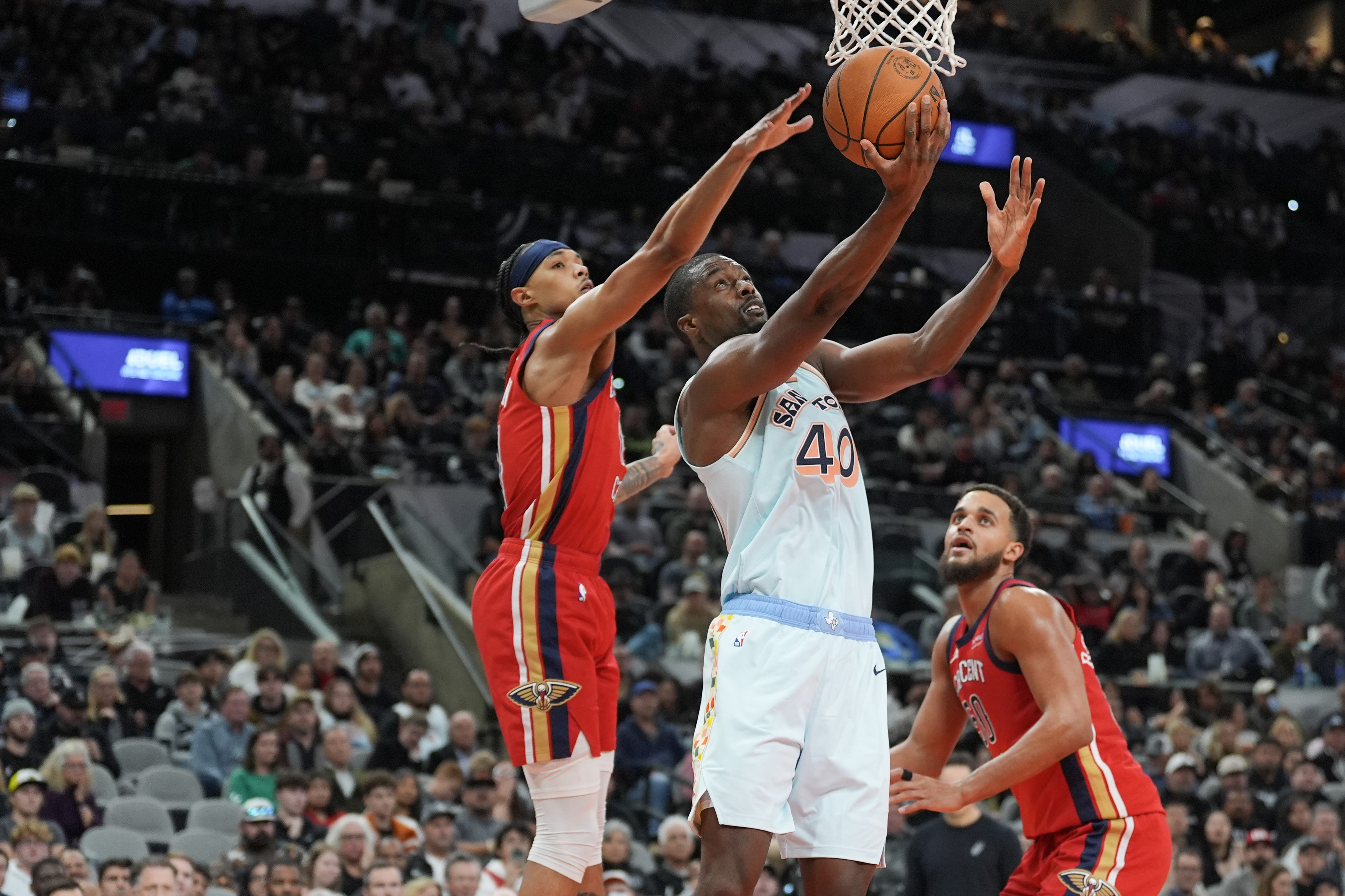 NBA: New Orleans Pelicans at San Antonio Spurs