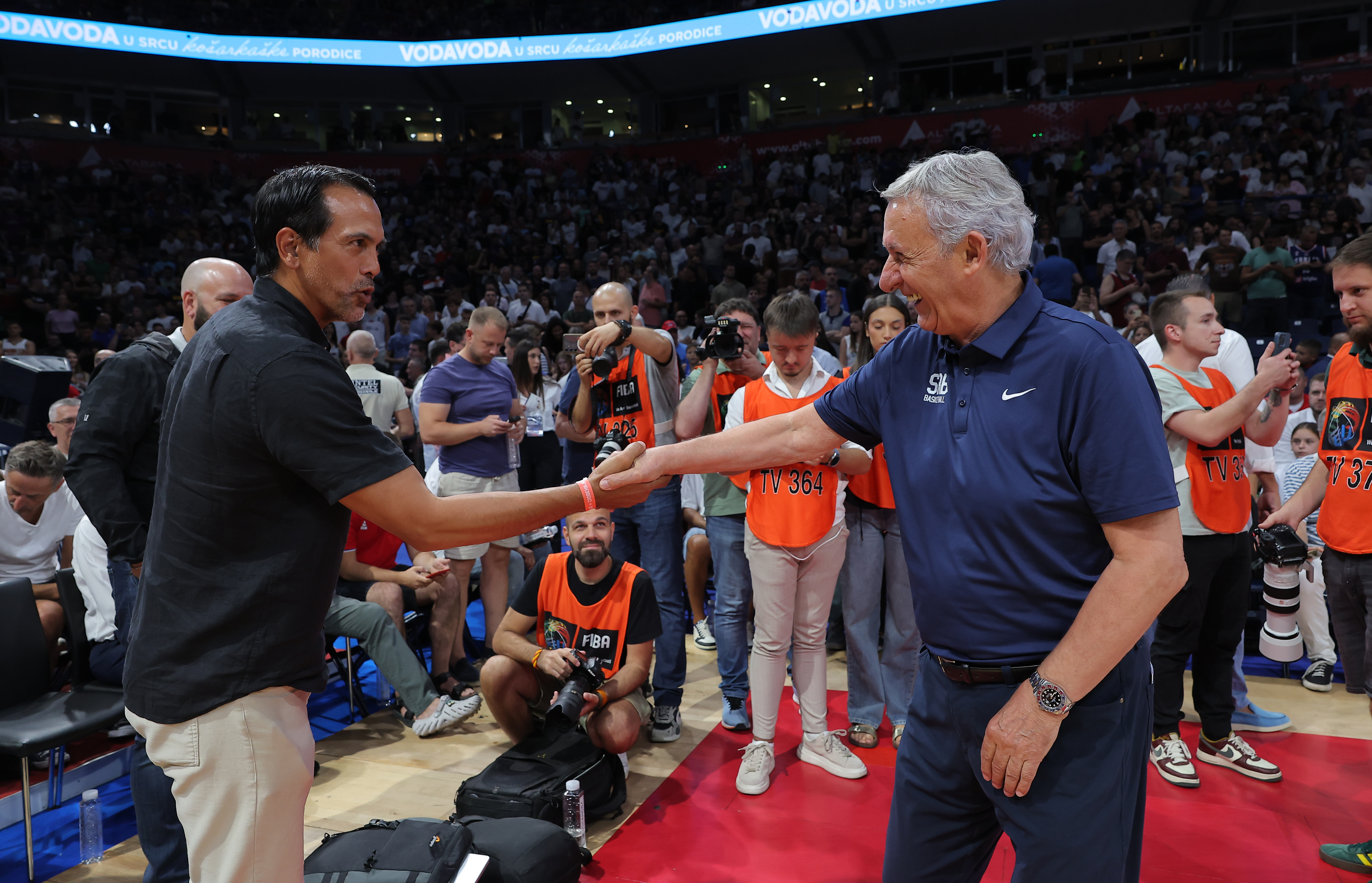Serbia vs Slovenia, preparatory basketball match for Eurobasket 2025