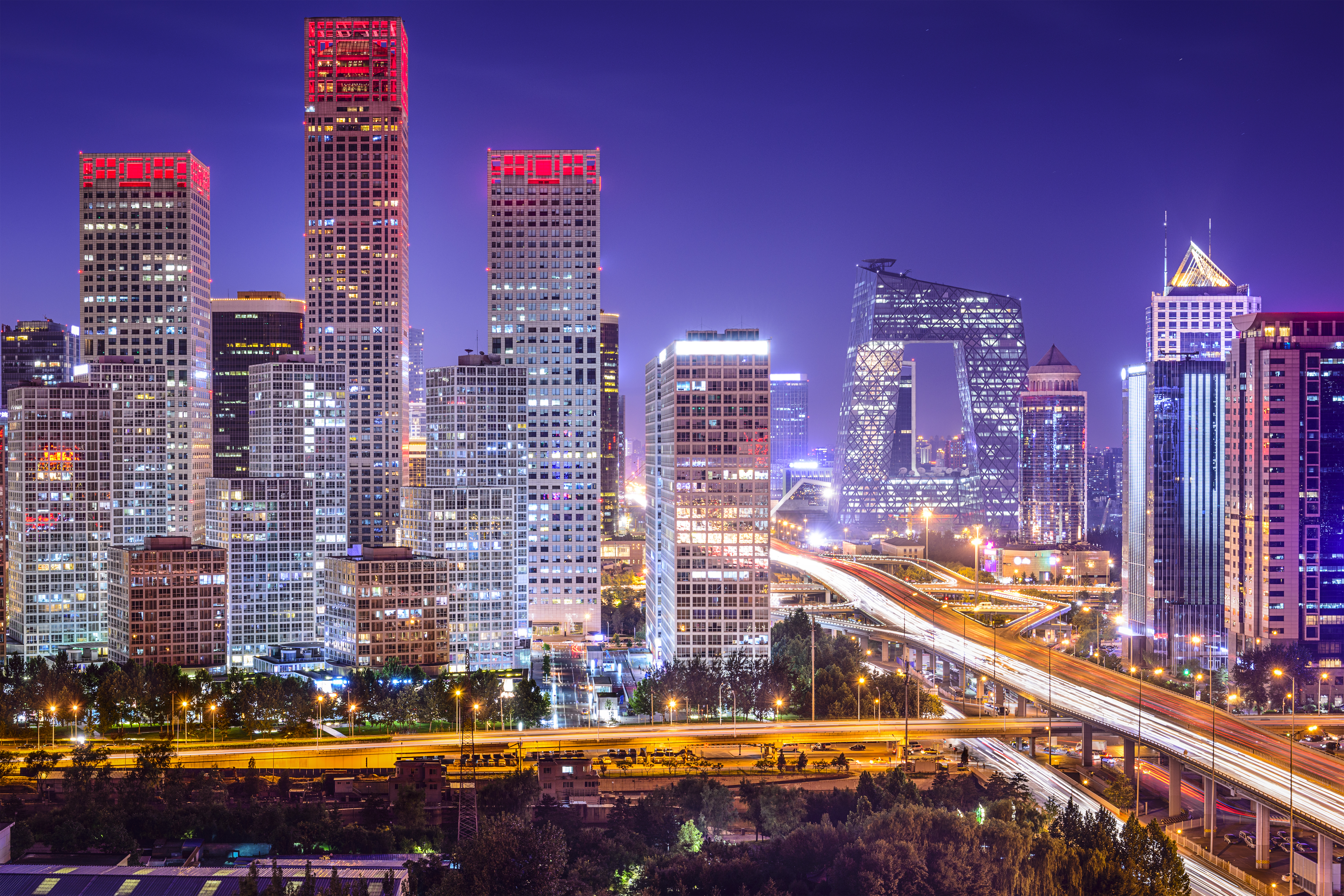 Beijing,,China,Skyline,At,The,Central,Business,District.