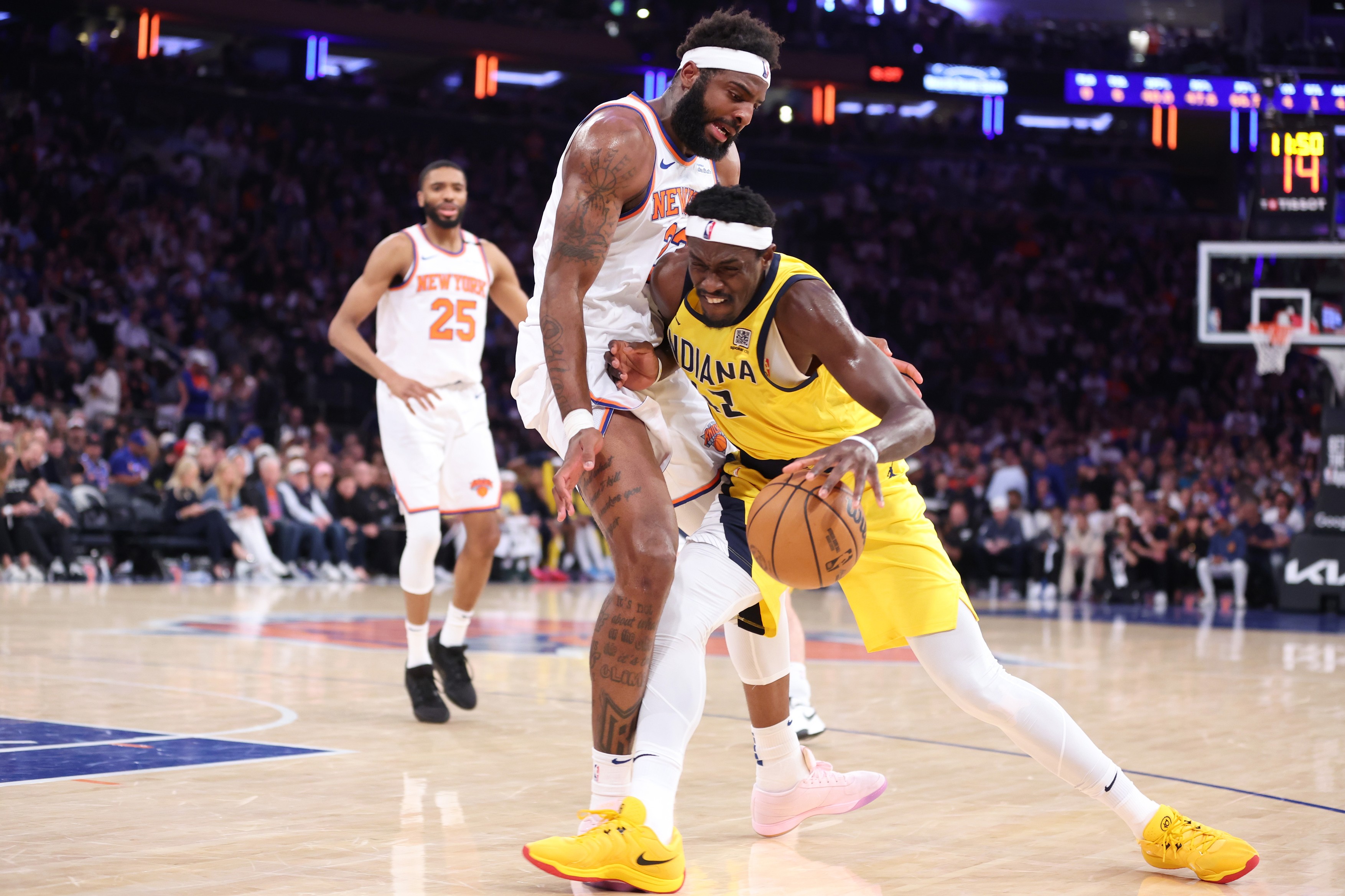 NBA: Playoffs-Indiana Pacers at New York Knicks