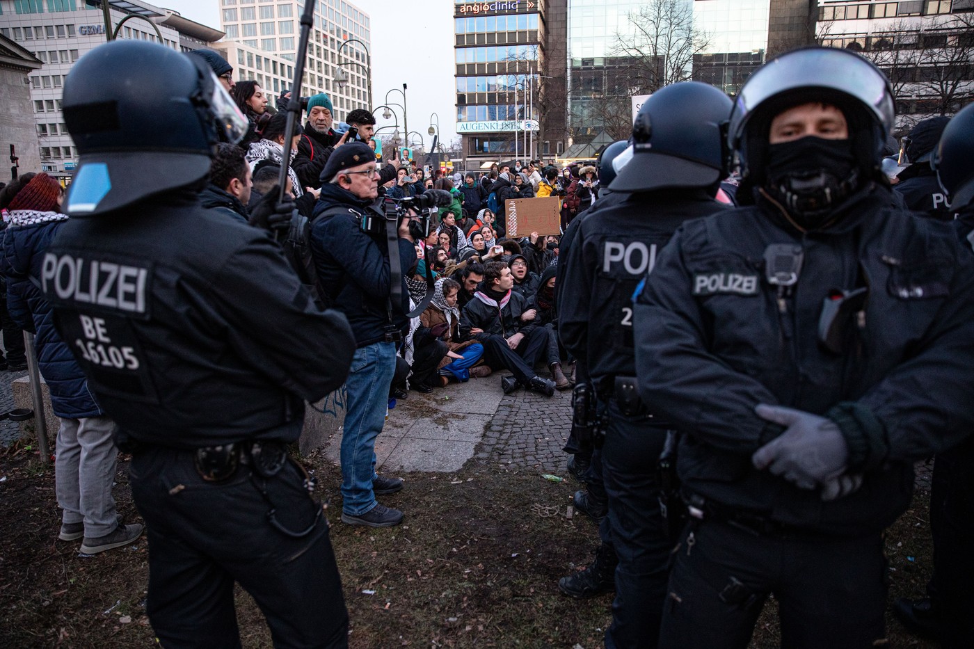 Germany: Berlin Police Shut Down Pro-Palestinian Rally - 08 Feb 2025