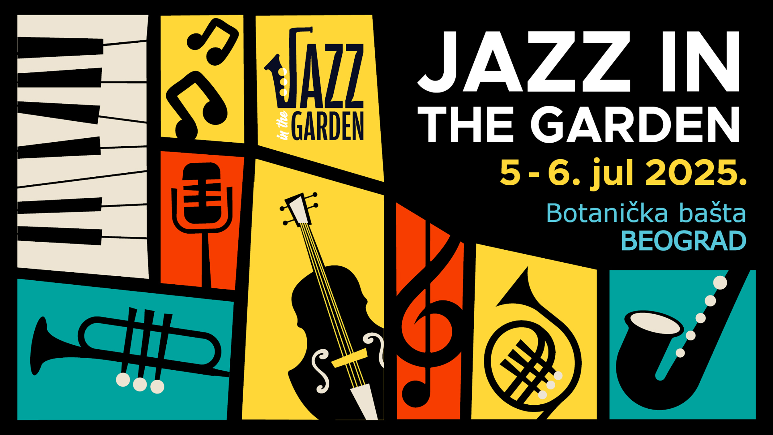Festival JAZZ IN THE GARDEN 5. i 6. jula u Botaničkoj bašti