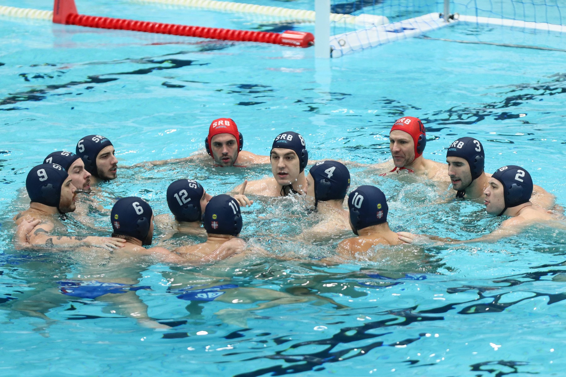 Zagreb, 10.01.2024. - European Water polo, Wasserball Championship Men, CROATIA 2024. Preliminary Round - Group B, Match