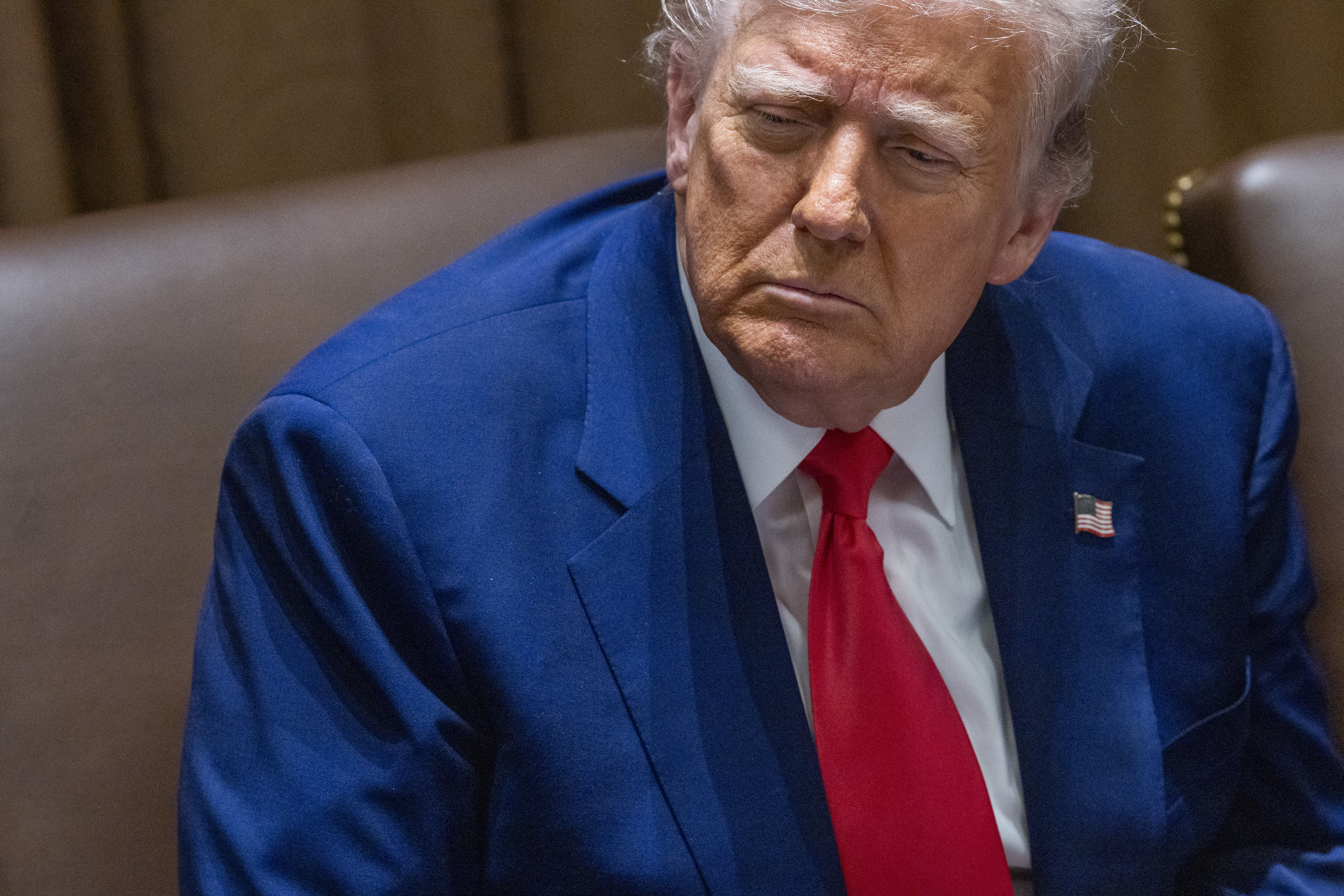 US President Donald J. Trump hosts a cabinet meeting