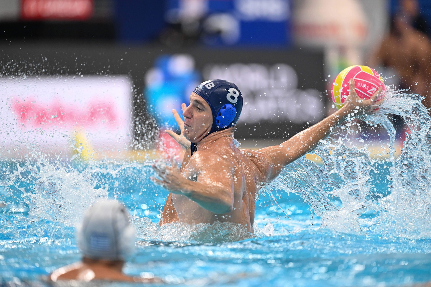 (SP)SINGAPORE WATER POLO WORLD AQUATICS CHAMPIONSHIPS MEN GRE VS SRB
