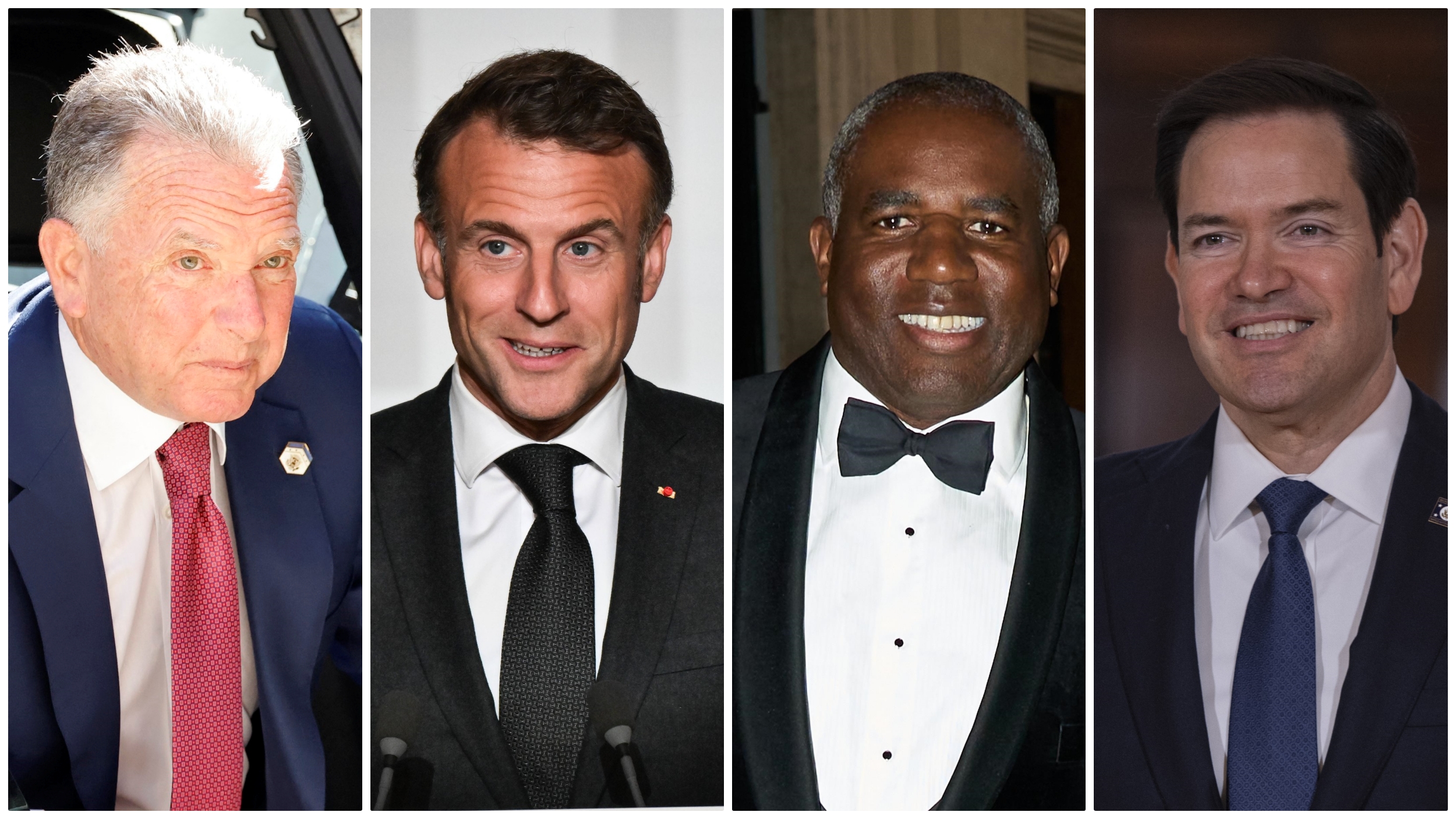 Steve Witkoff, Marco Rubio, Emmanuel Macron i David Lammy