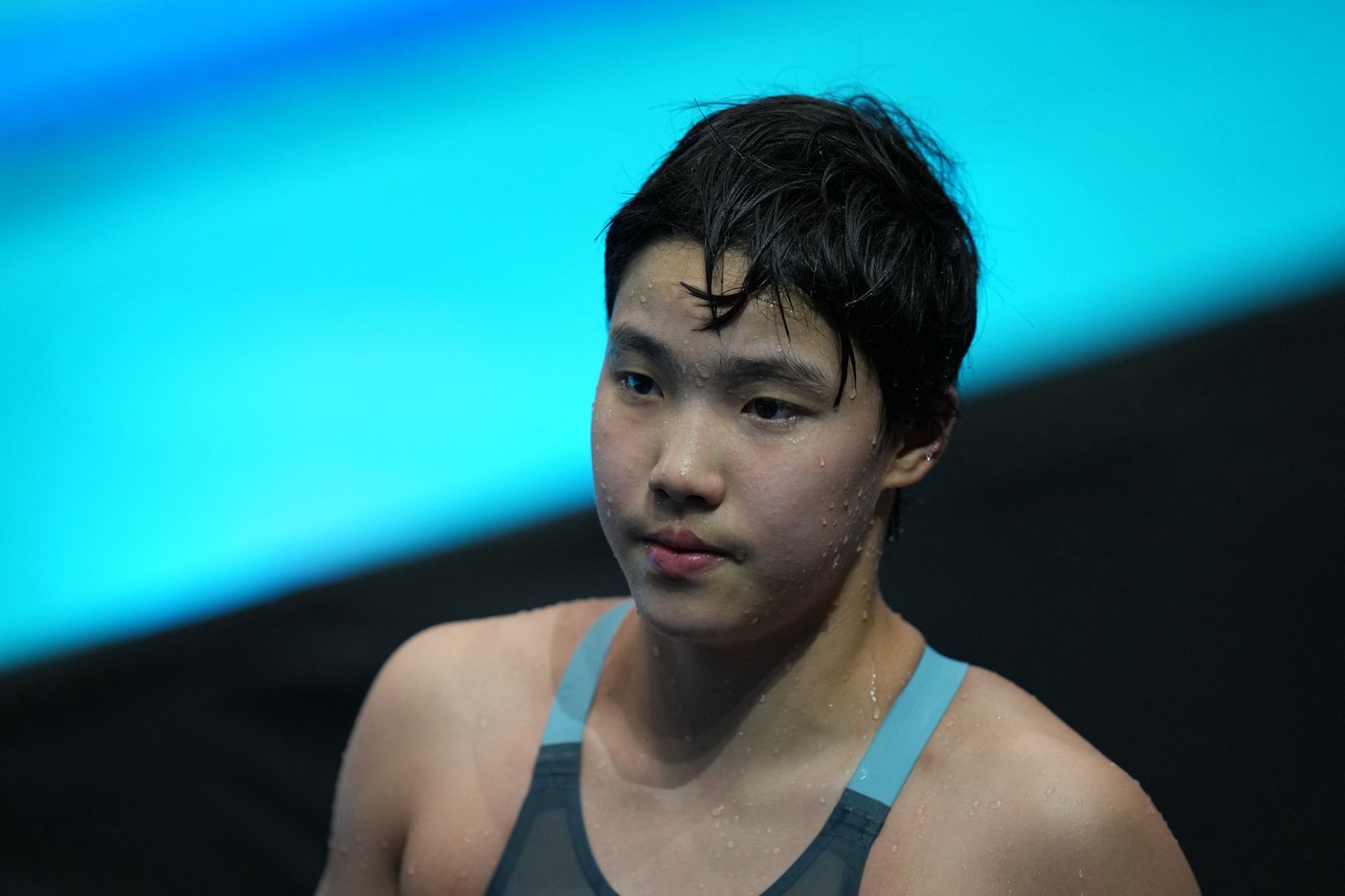 Yu Zidi At World Aquatics Championships - Day 21 - Singapore - 31 Jul 2025