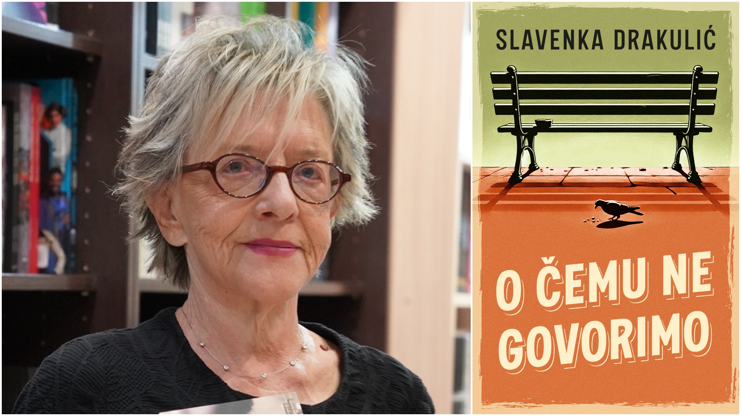 Slavenka Drakulić, O čemu ne govorimo, knjiga, korice, kombo Foto: Laguna