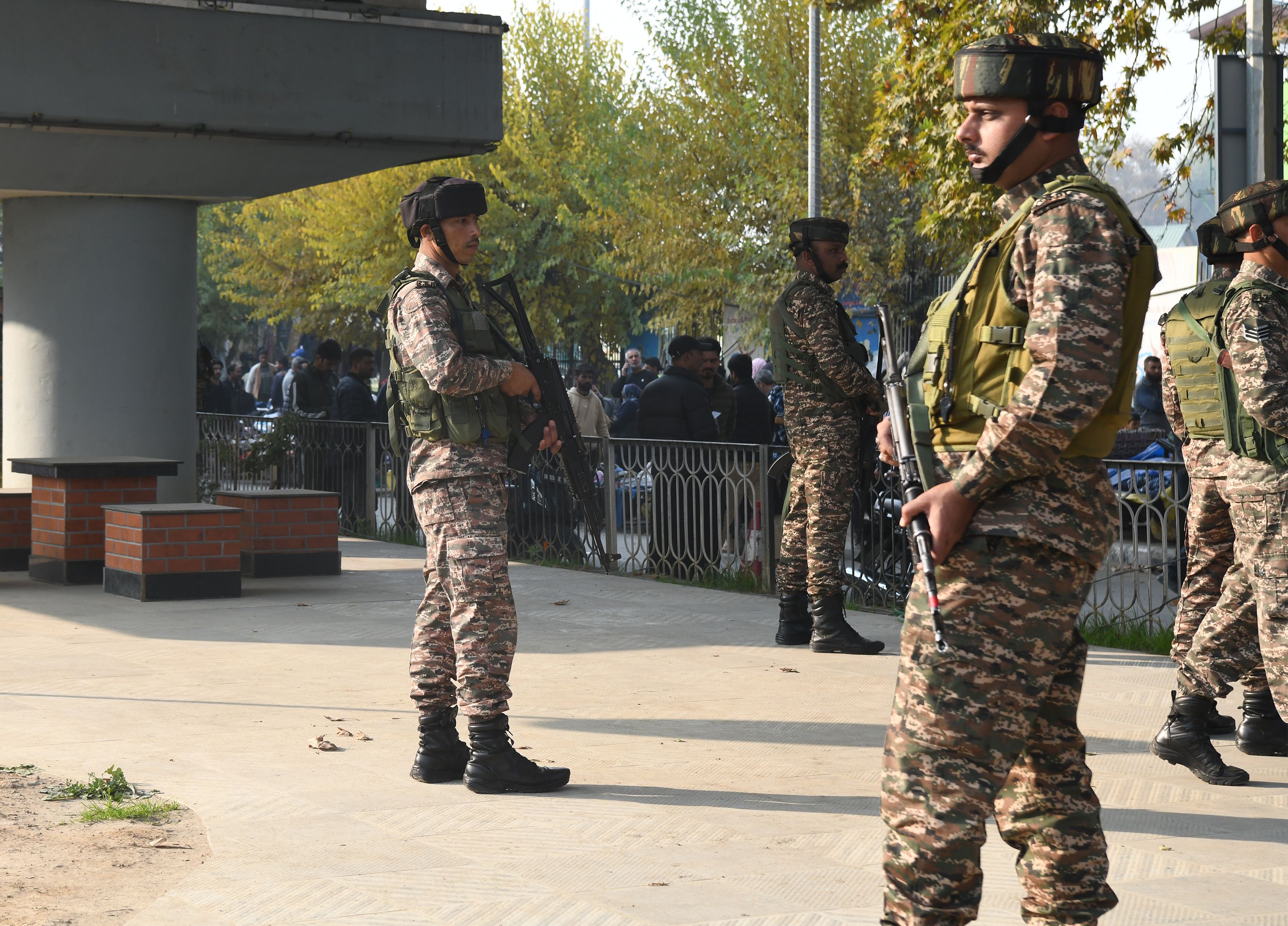 Grenade attack in Srinagar, Jammu and Kashmir, India - 03 Nov 2024