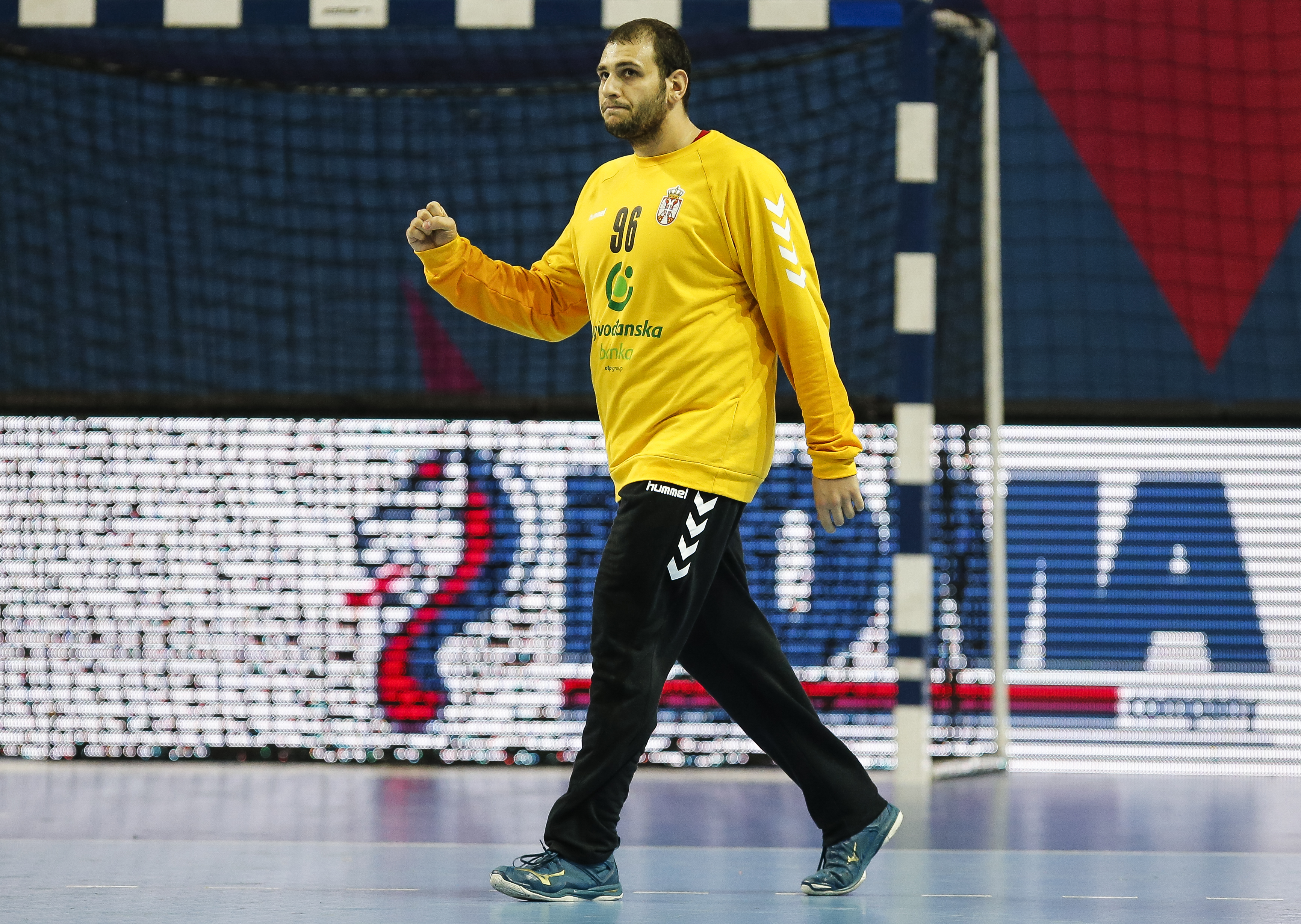 Serbia v Greece-2022 European Handball Championship Qualifier