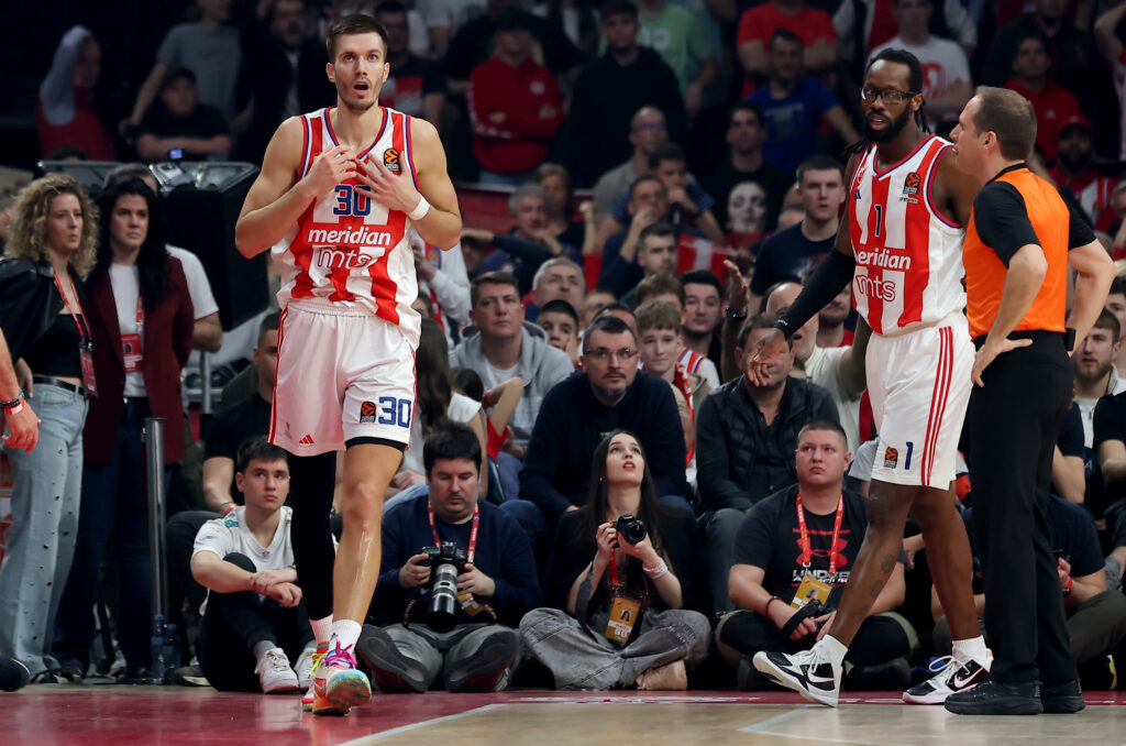 Euroleague regular season round 33 basketball match between Crvena Zvezda and Anadolu Efes at Belgrade Arena on April 4, 2025 in Belgrade, Serbia. (Photo by Pedja Milosavljevic/Starsport.rs ©)