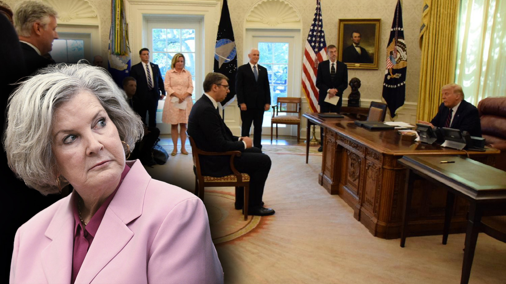 Suzi Vajls, Aleksandar Vučić i Donald Tramp, Florida, neuspela poseta, kombo
POLITIKA - američki predsednik Donald Tramp i predsednik Srbije Aleksandar Vučić pre potpisivanja Sporazuma Beograda i Prištine u Vašingtonu