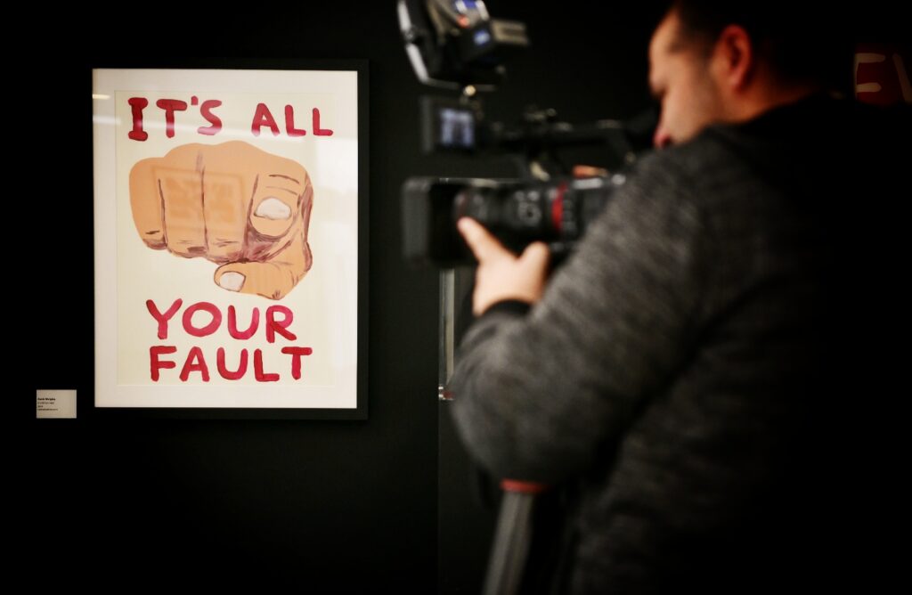 Beograd 09.01.2025  izložba Banksy u Beogradu, Pop up galerija, Dečanska 8,