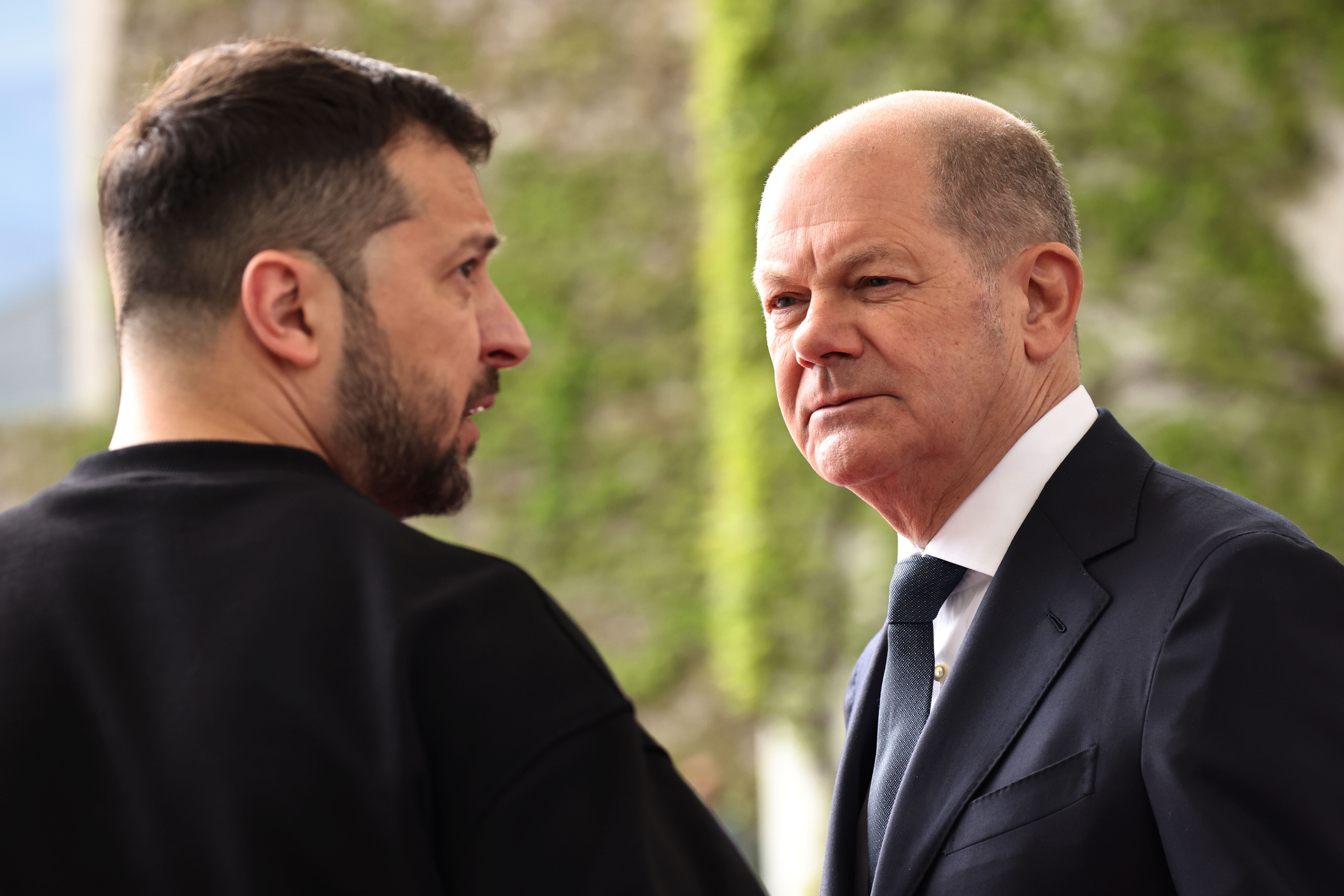 Ukraine's President Zelensky visits Germany